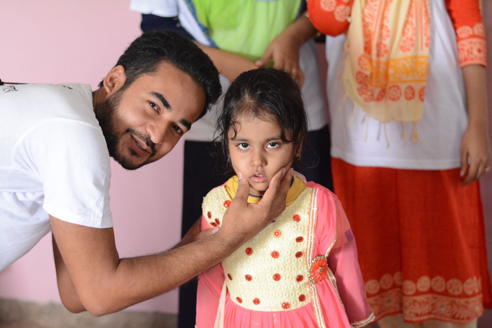 Nikon D7100 sample photo. Children with boy, children photography