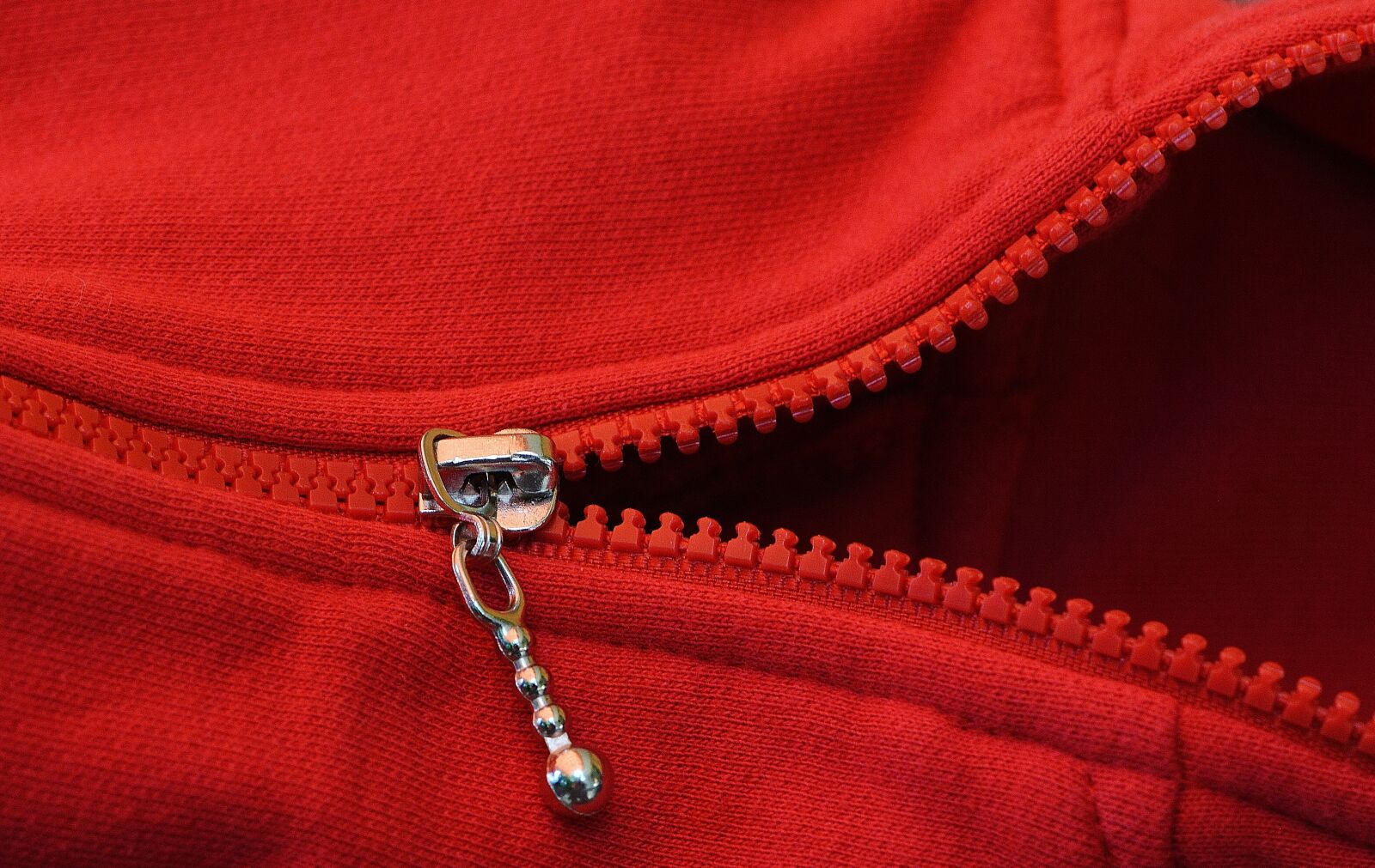 Nikon D3200 sample photo. Zip, red, coarse photography