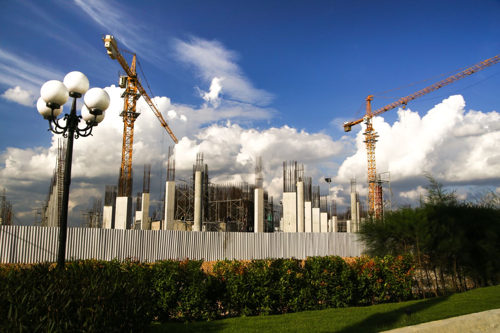 Canon EOS 6D sample photo. Build, crane, works photography