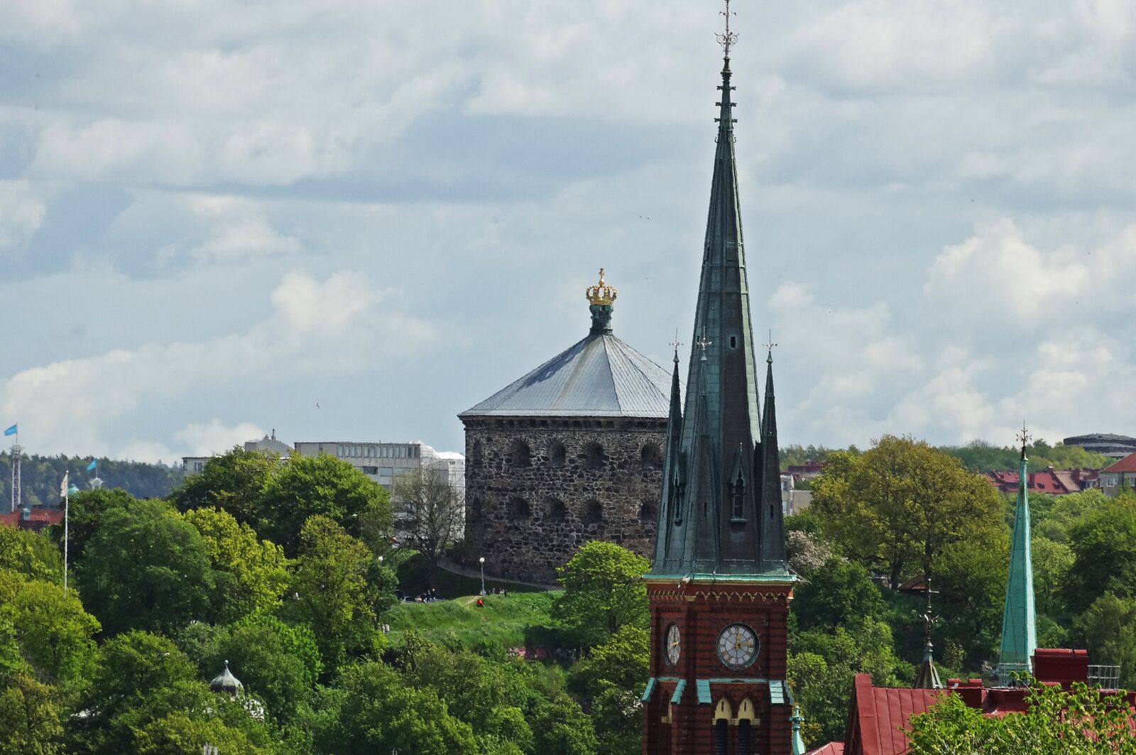 Sony Cyber-shot DSC-HX300 sample photo. Gothenburg, church tower, skansen photography