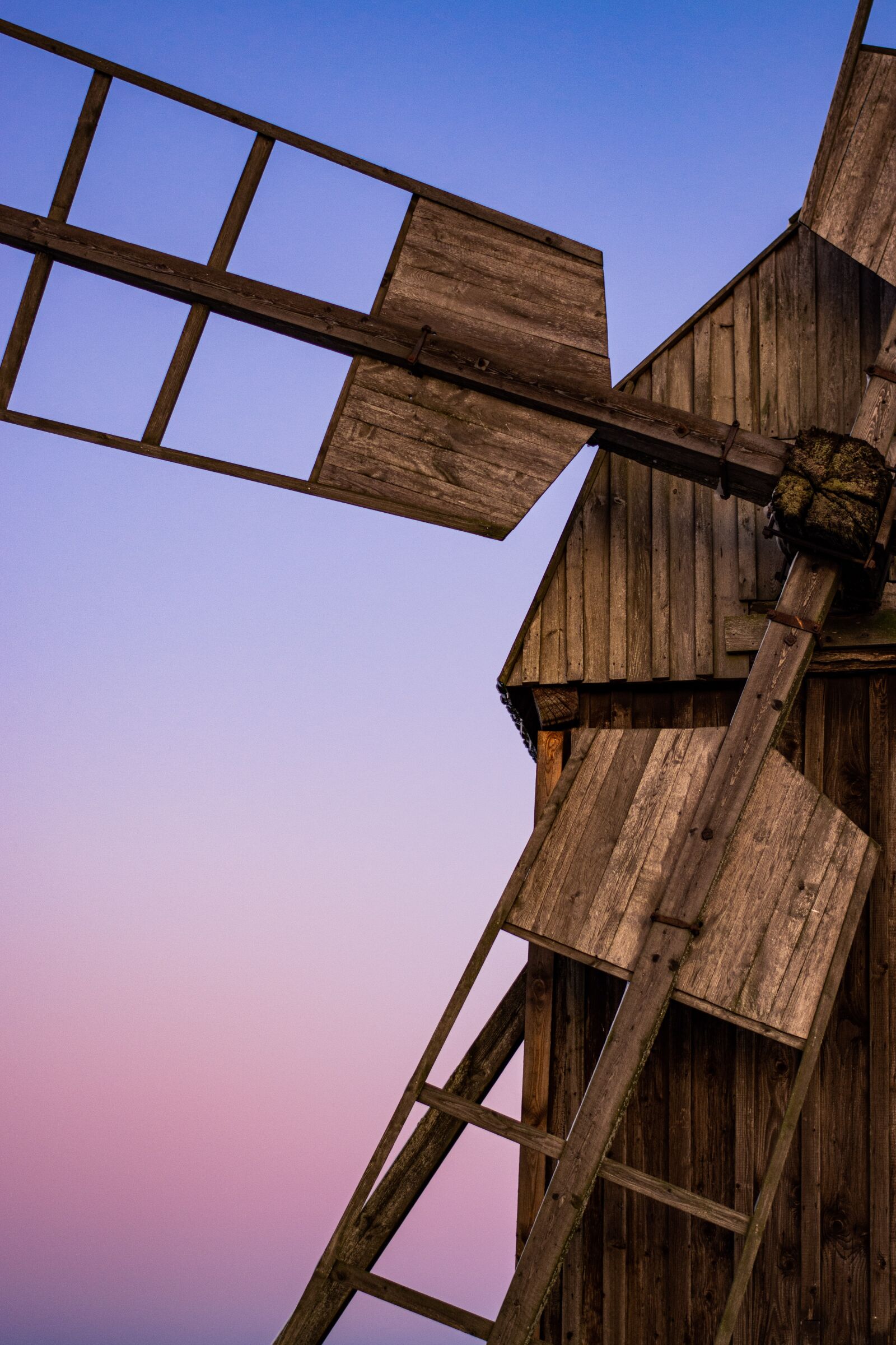 Nikon D5200 sample photo. Pinwheel, wood, sunset photography