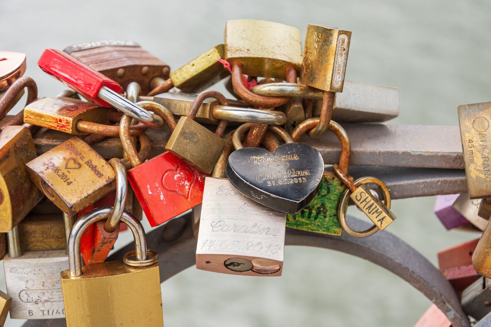Nikon D7200 sample photo. Love locks, padlock, love photography