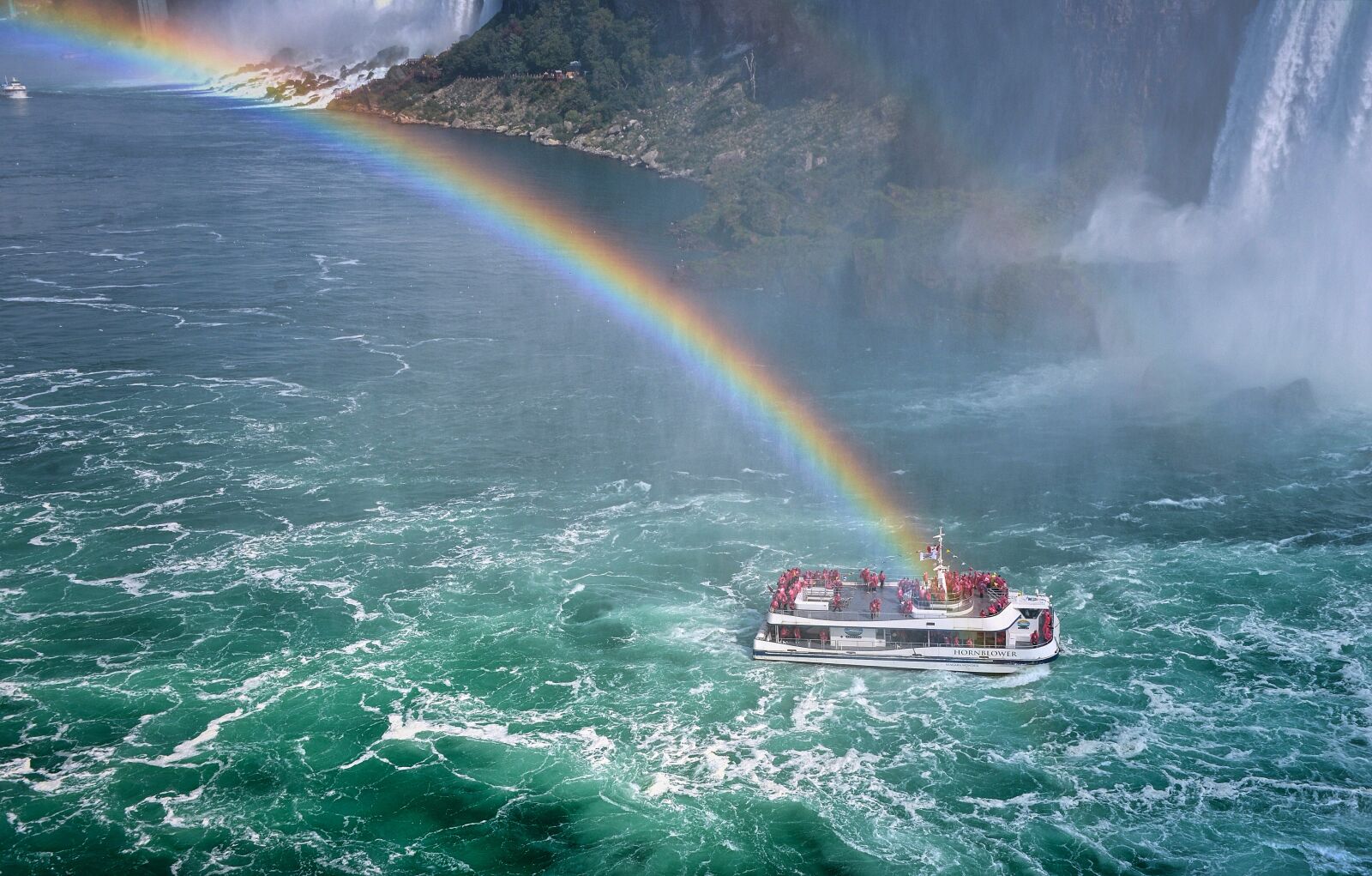 Nikon D610 sample photo. Niagara falls, rainbow, water photography
