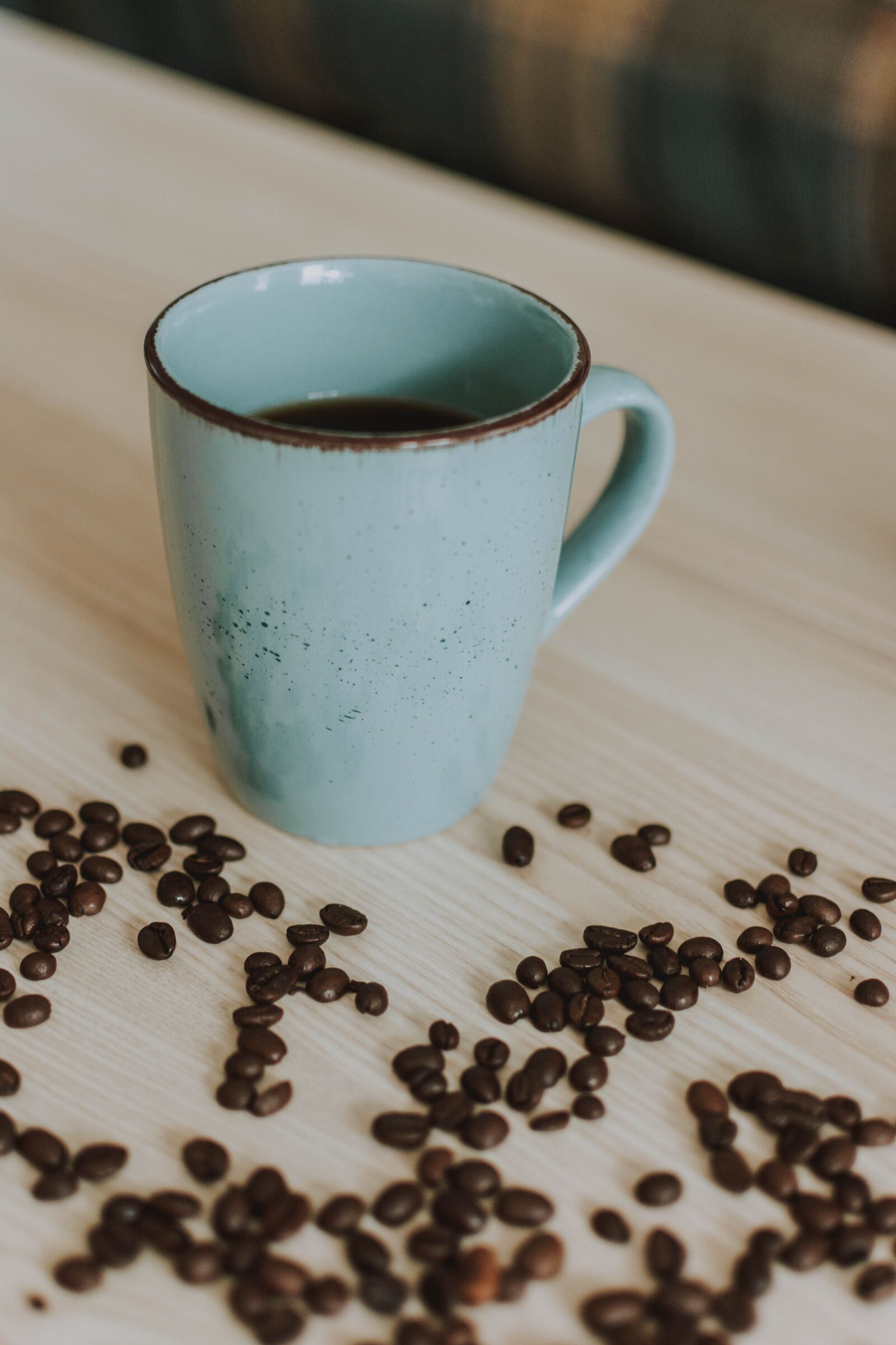 Nikon D5200 sample photo. Cup, coffee, coffee beans photography