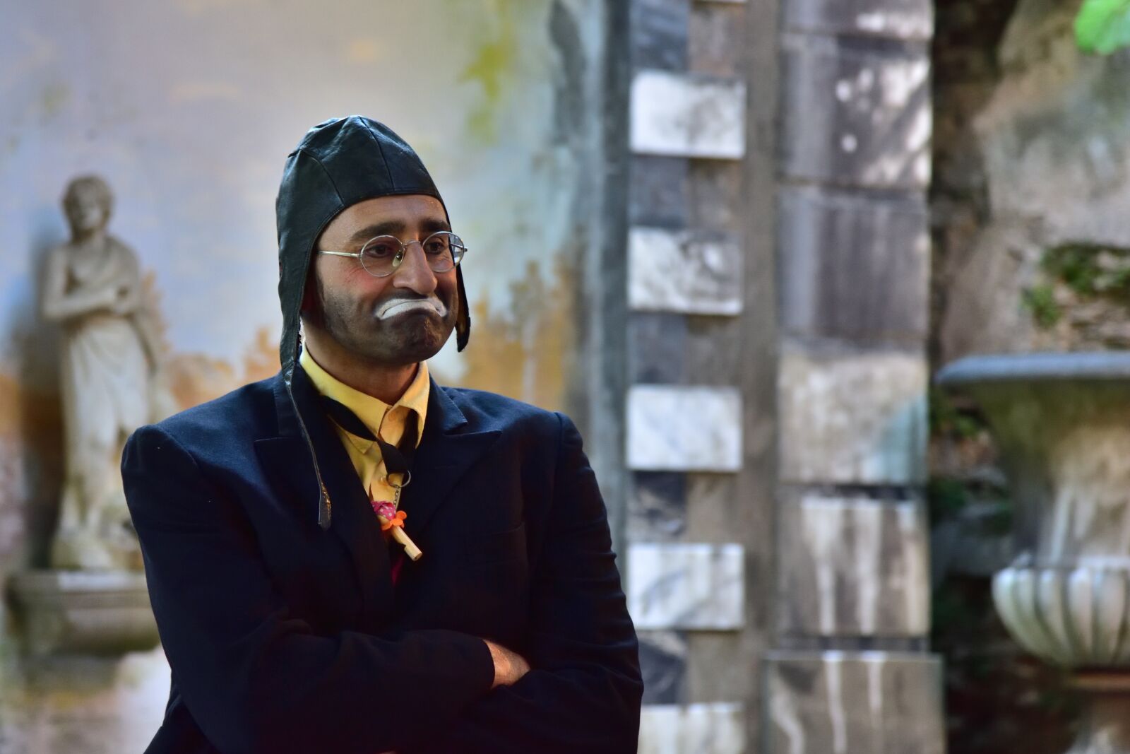 Nikon D810 sample photo. Clown, face, trick photography