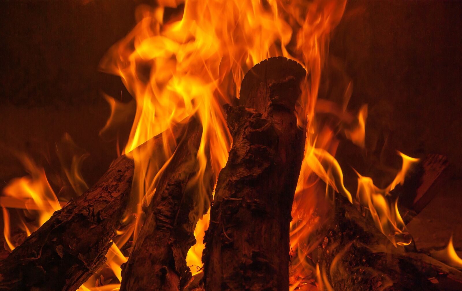 Pentax K10D sample photo. Fire, fireplace, wood photography