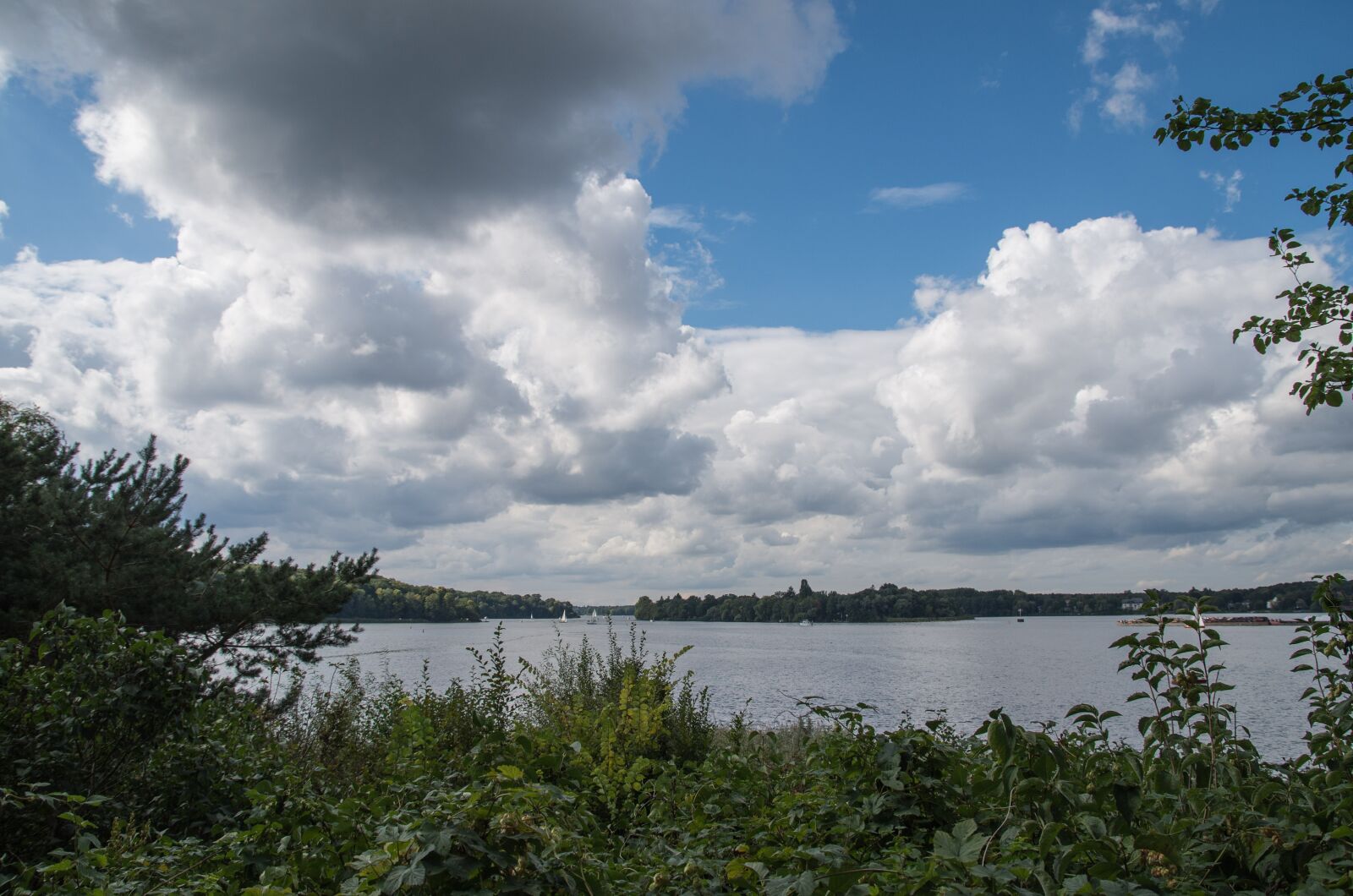 Pentax K-50 + SIGMA 17-70mm F2.8-4 DC MACRO OS HSM C013 sample photo. River, havel, berlin photography