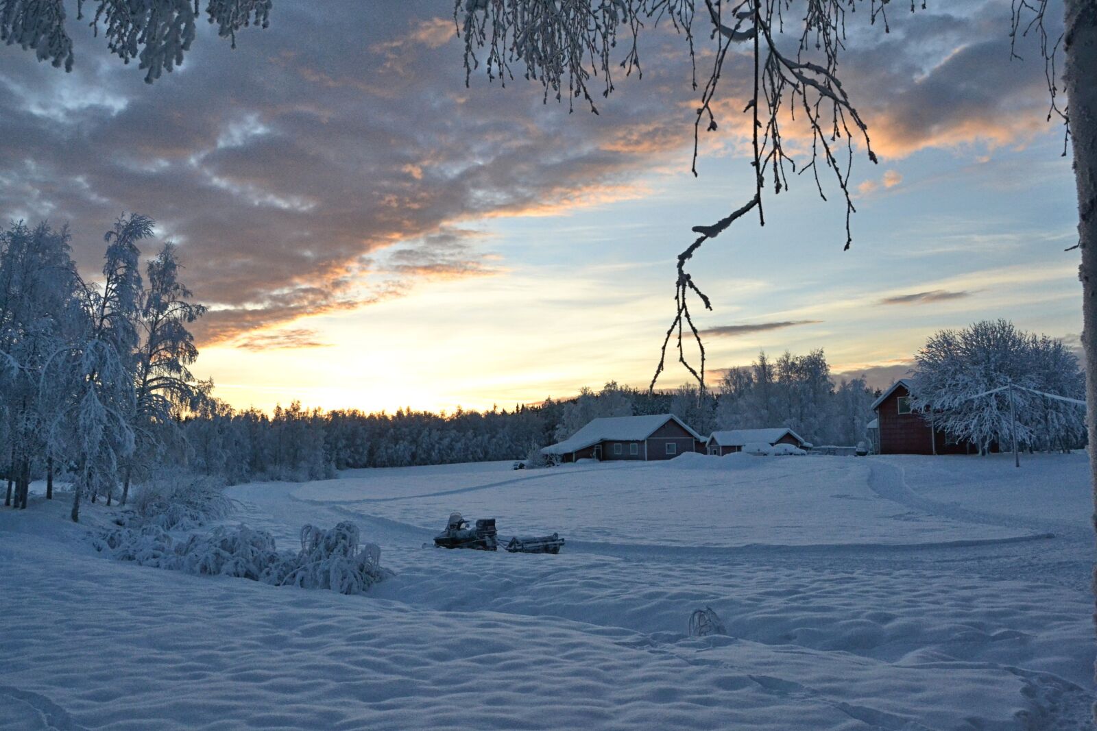 Nikon D3100 sample photo. Lapland, sweden, sunset photography