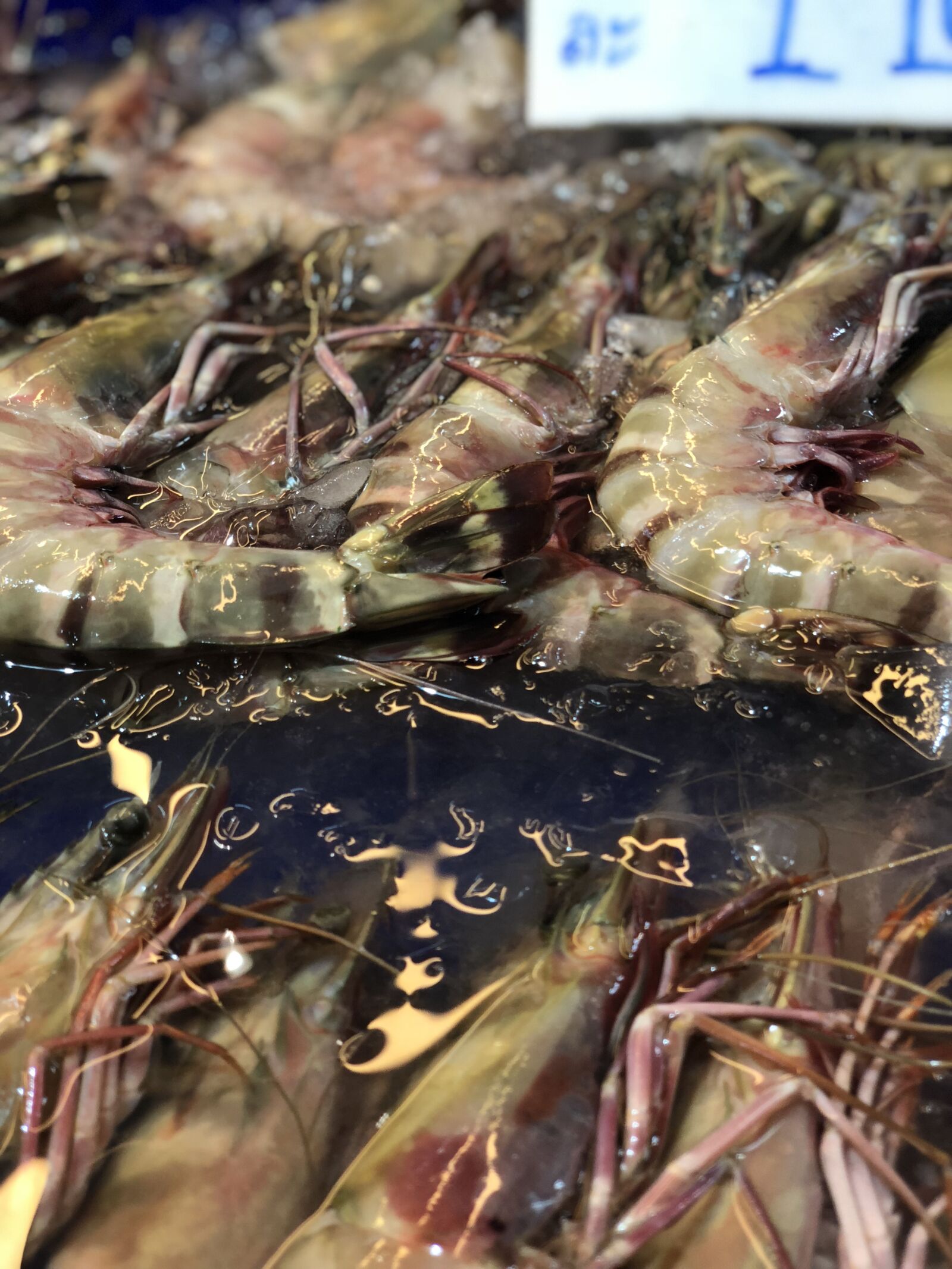 iPhone X back dual camera 6mm f/2.4 sample photo. Shrimp, seafood, fresh photography