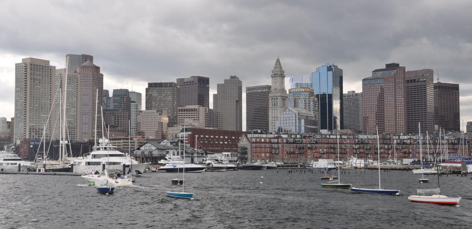 Nikon D5000 sample photo. Boston, skyline, skyscraper photography
