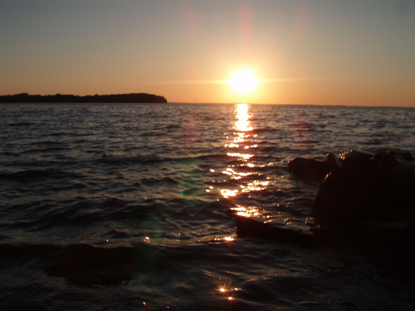Olympus u720SW,S720SW sample photo. Peaceful, sunset, water photography