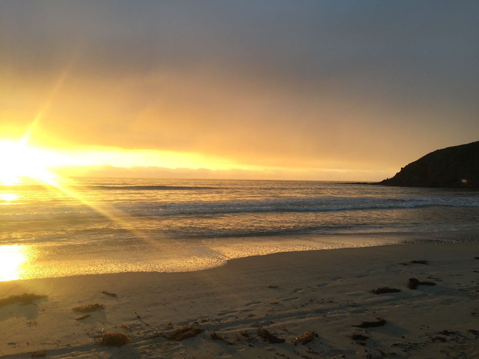 Apple iPhone 6 Plus sample photo. Beach, sunset, hill photography