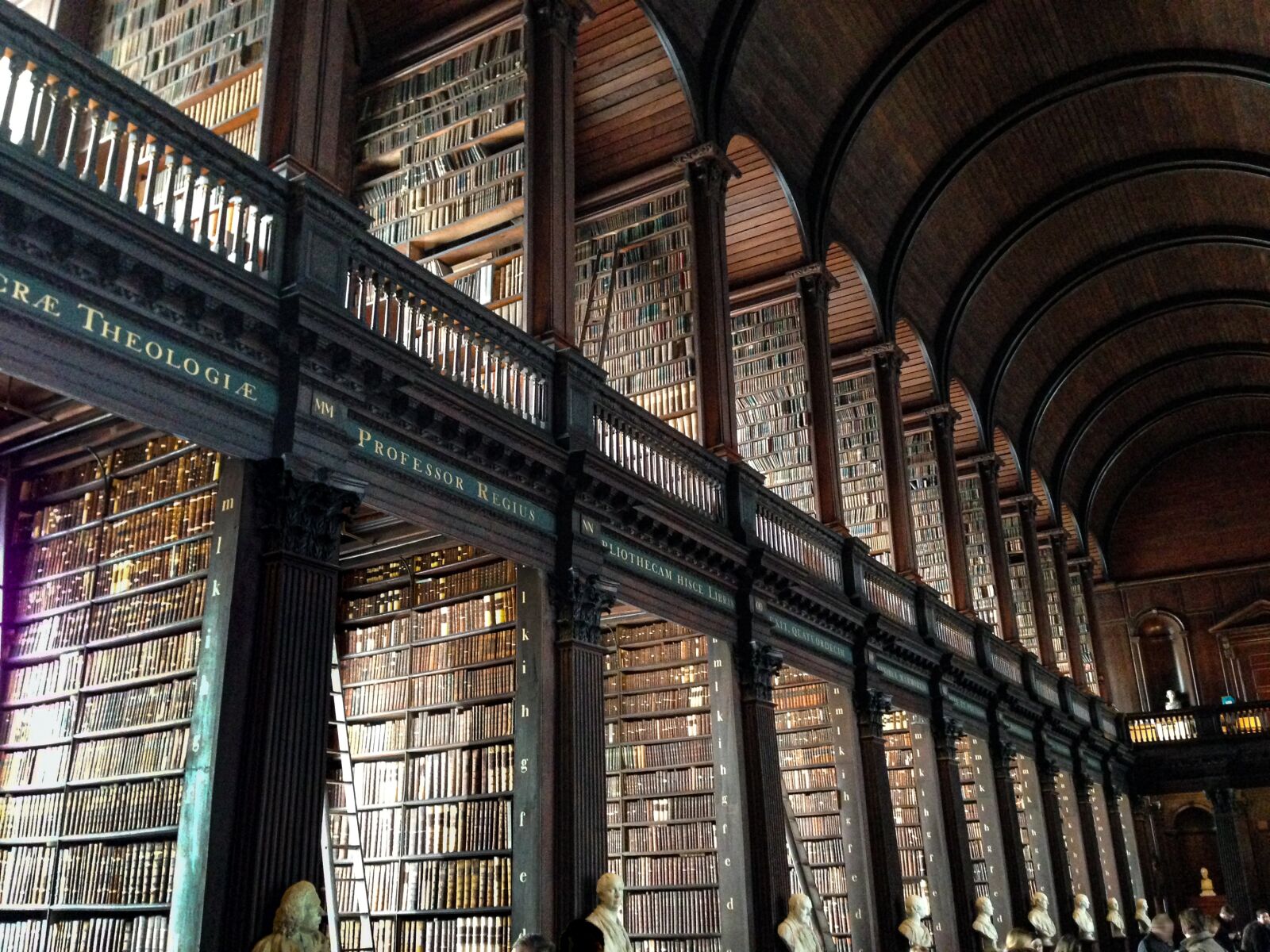 iPhone 5 back camera 4.12mm f/2.4 sample photo. Trinity college library, dublin photography
