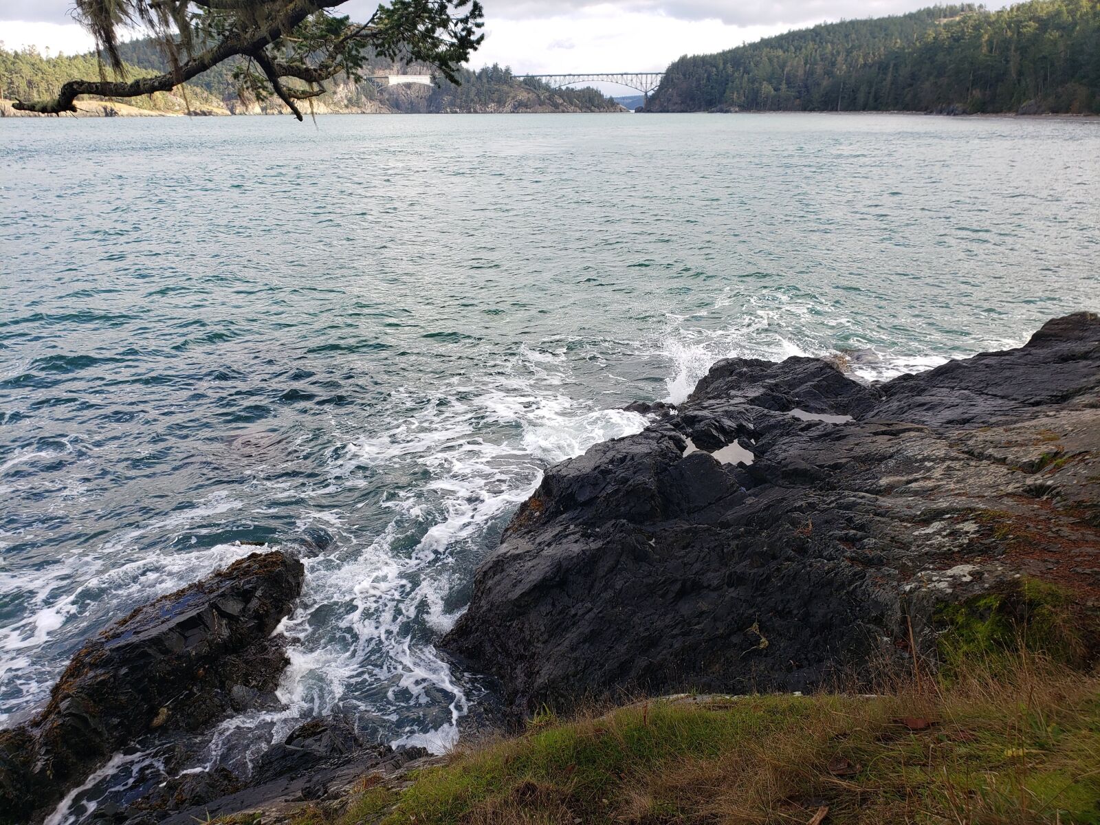 Samsung Galaxy S9+ sample photo. Washington state, deception pass photography