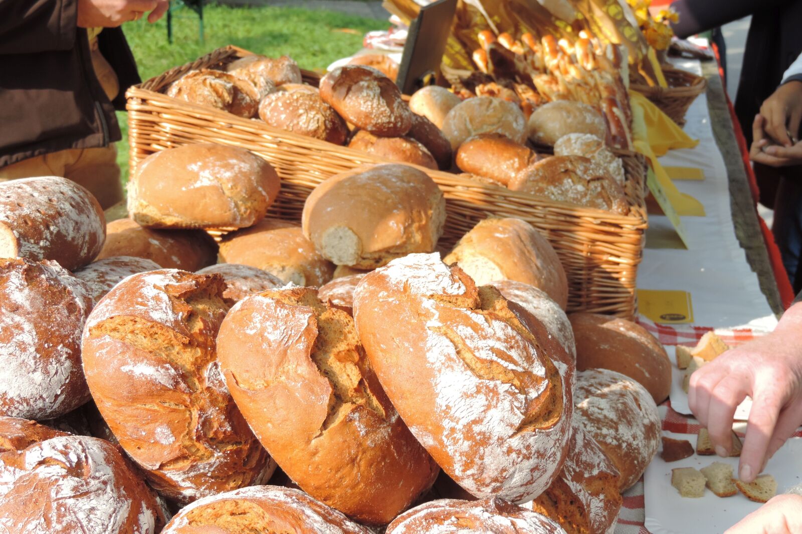 Nikon Coolpix P520 sample photo. Bread, farmer's market, crust photography