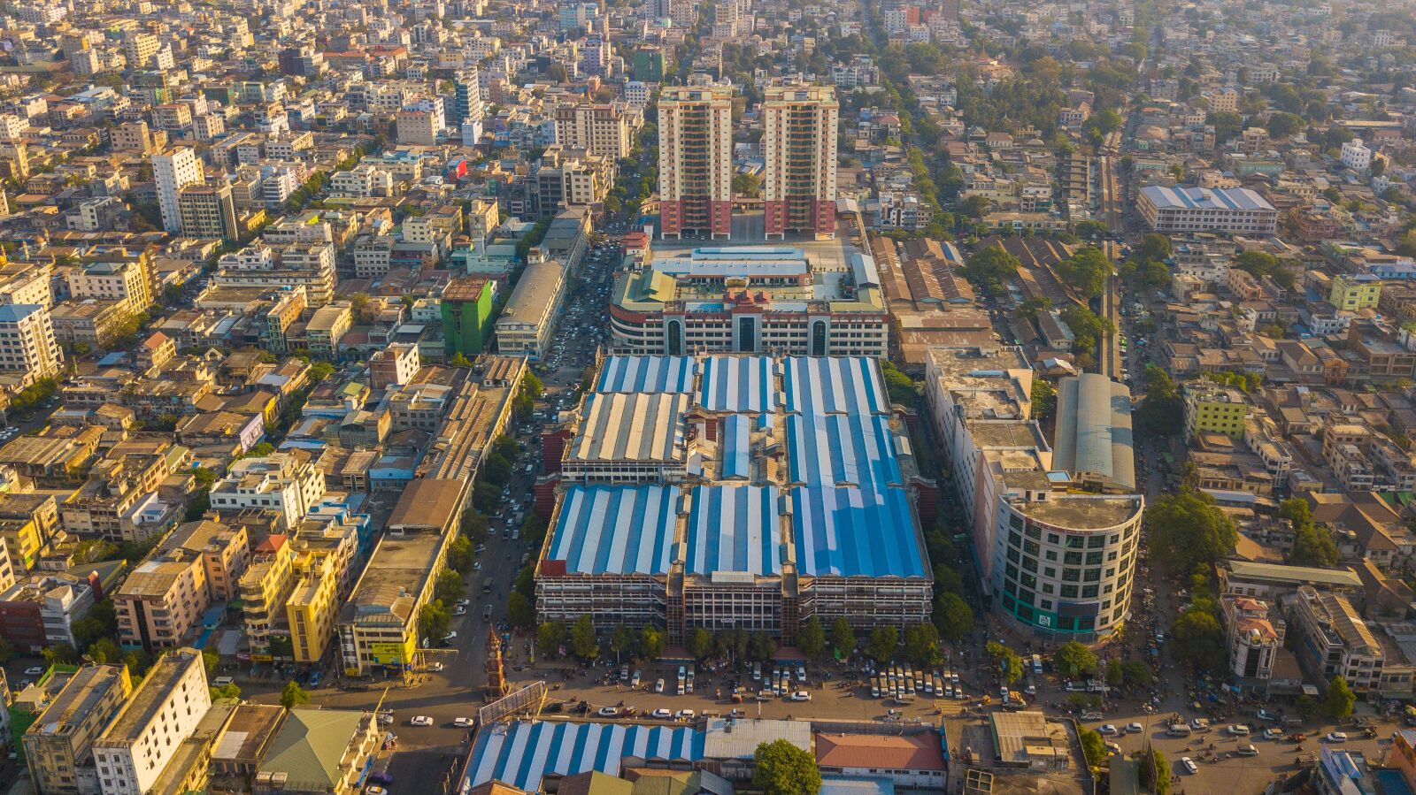 DJI FC220 sample photo. Mandalay, zegyo, myanmar photography