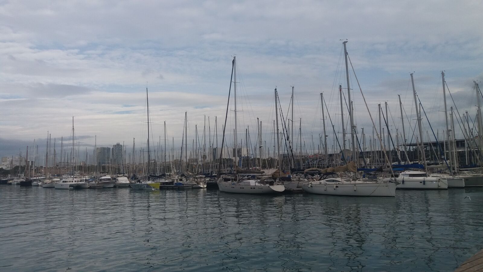 Samsung Galaxy J5 sample photo. Barcelona, sea, port photography