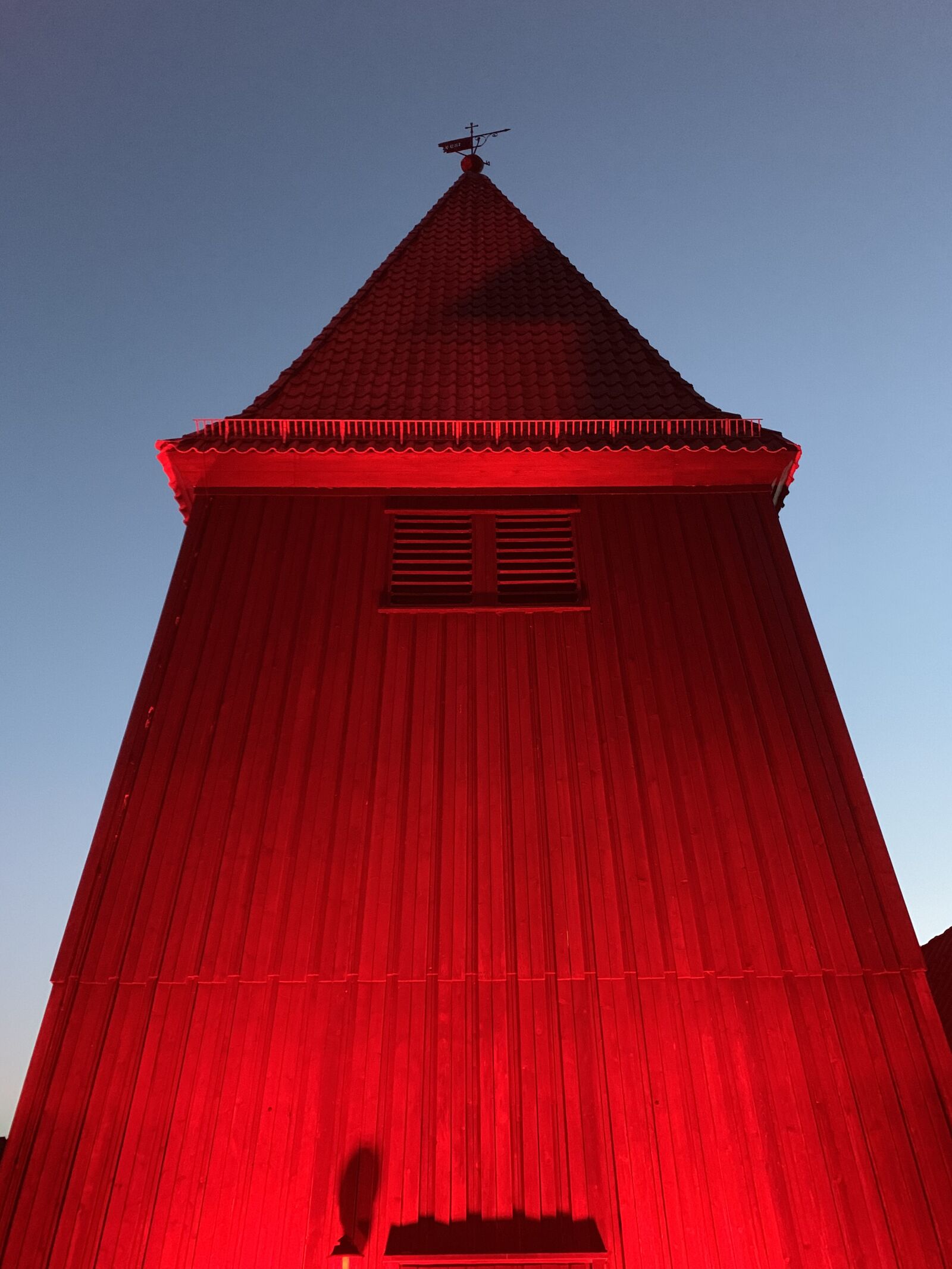 Apple iPhone XS sample photo. Church, red, pentecost photography