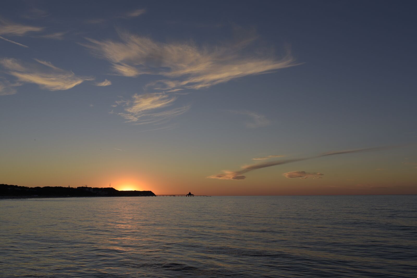 Nikon D750 sample photo. Sunset, usedom, sea photography