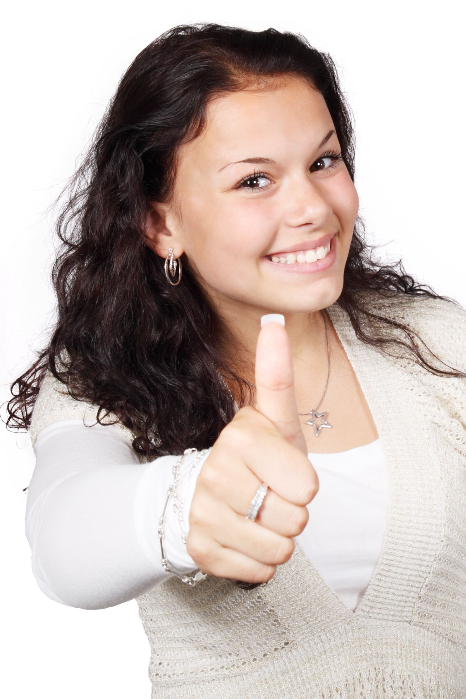 Canon EOS 50D sample photo. Smiling, woman, wearing, white photography