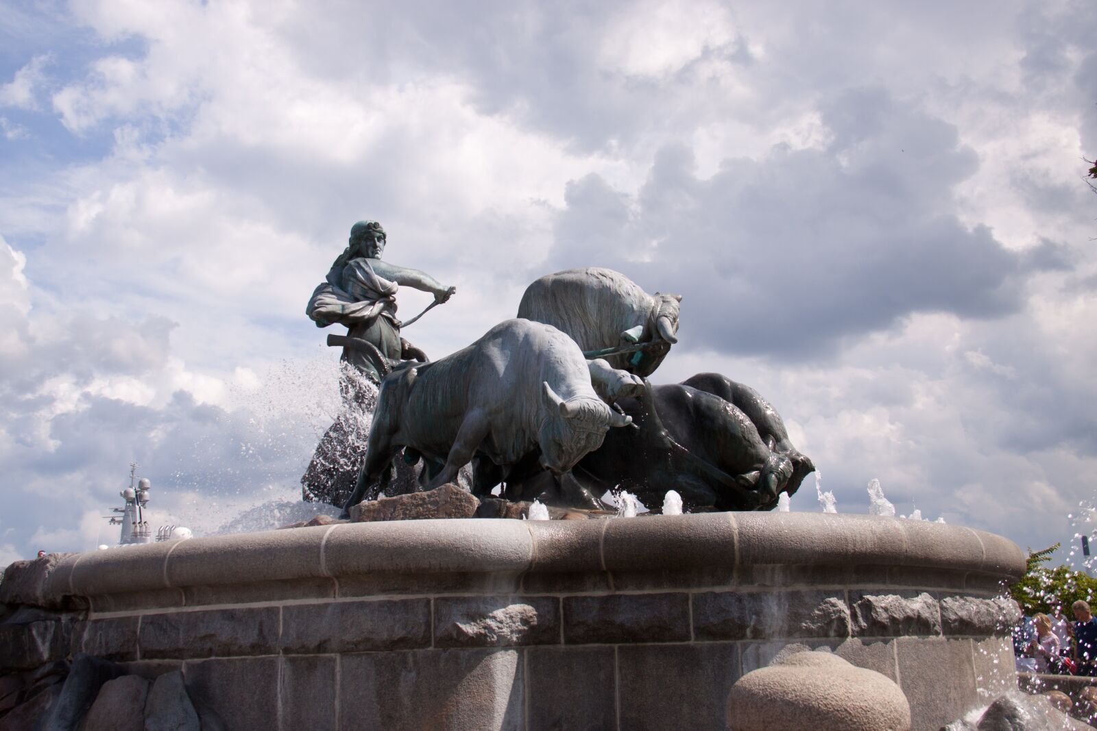 Canon EOS 50D sample photo. Gefion, fountain, copenhagen photography