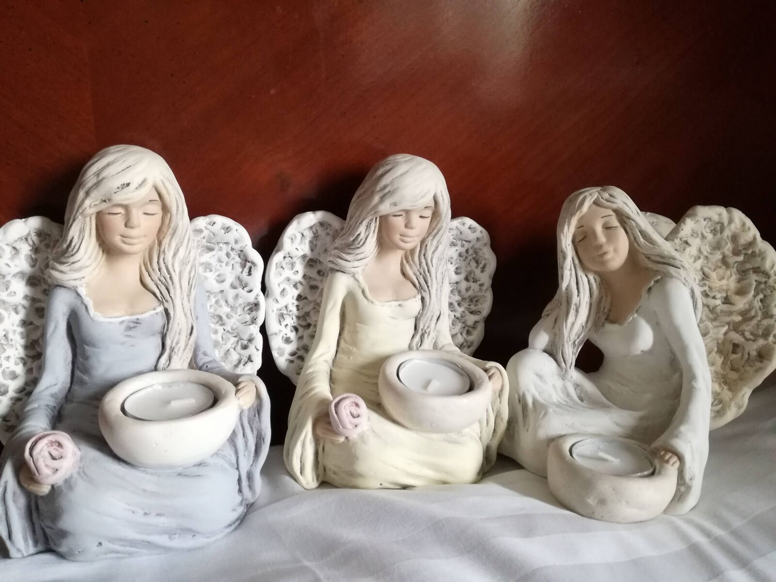 HUAWEI P9 LITE sample photo. Angels, candle, decoration photography