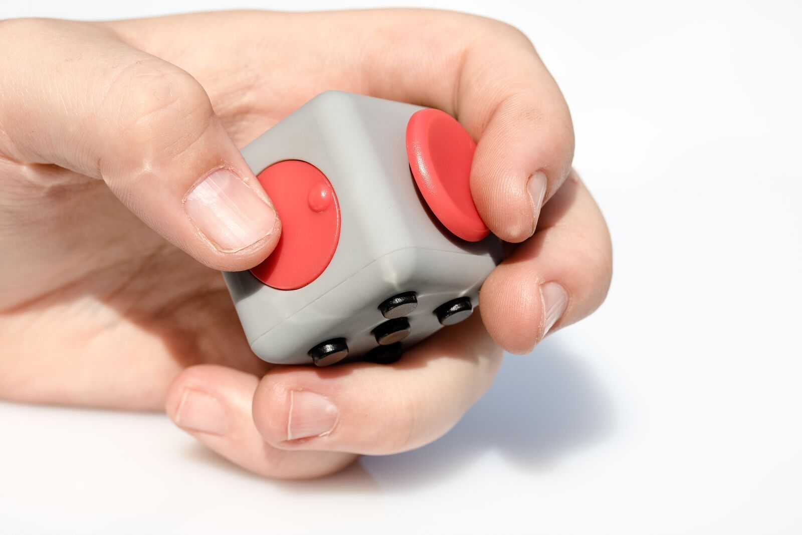 Canon EF-S 60mm F2.8 Macro USM sample photo. Fidget cube, vinyl dice photography