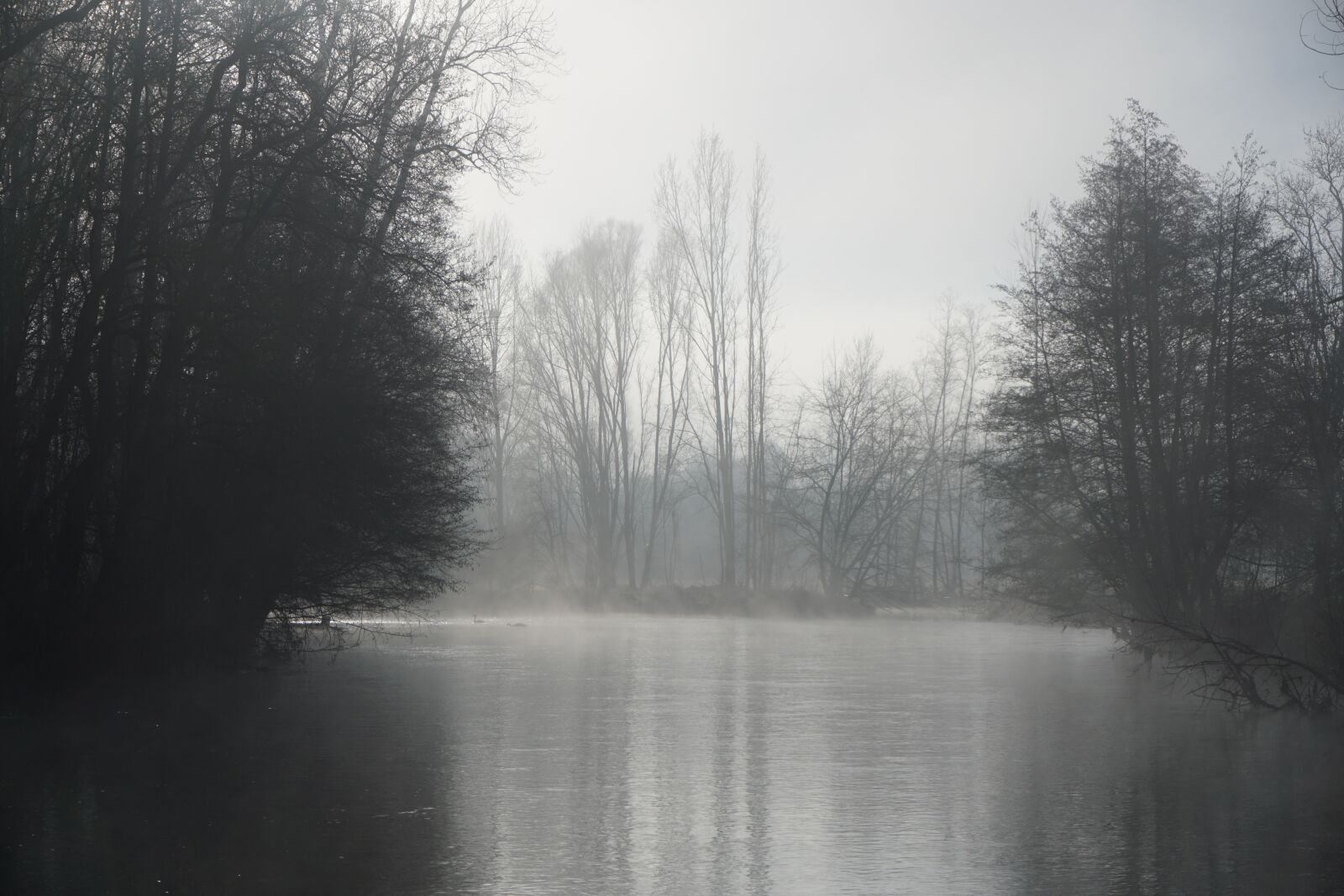 Sony E 16-50mm F3.5-5.6 PZ OSS sample photo. Pond, winter, cold photography