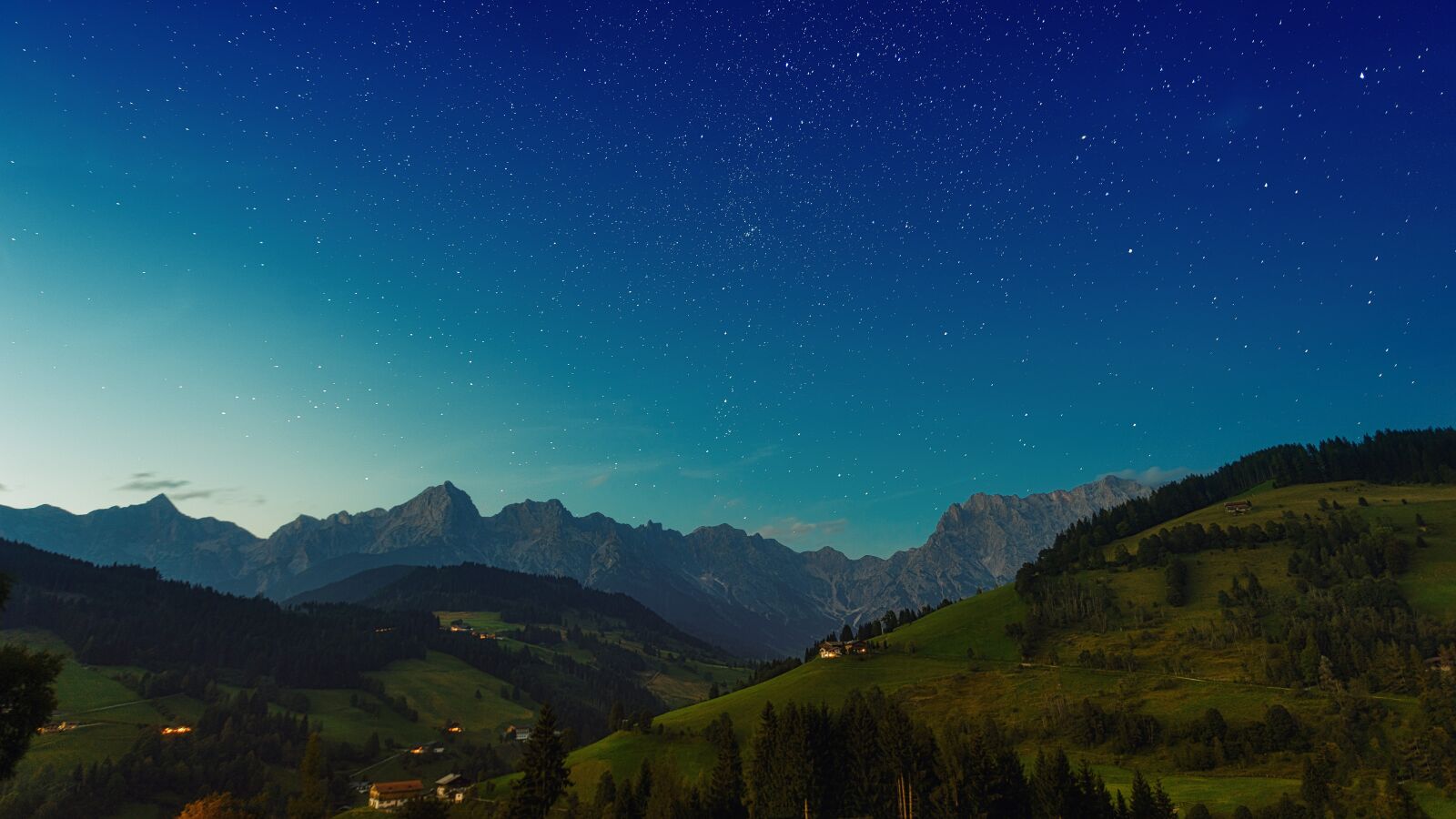 Sony a7 sample photo. Alpine, mountains, night sky photography