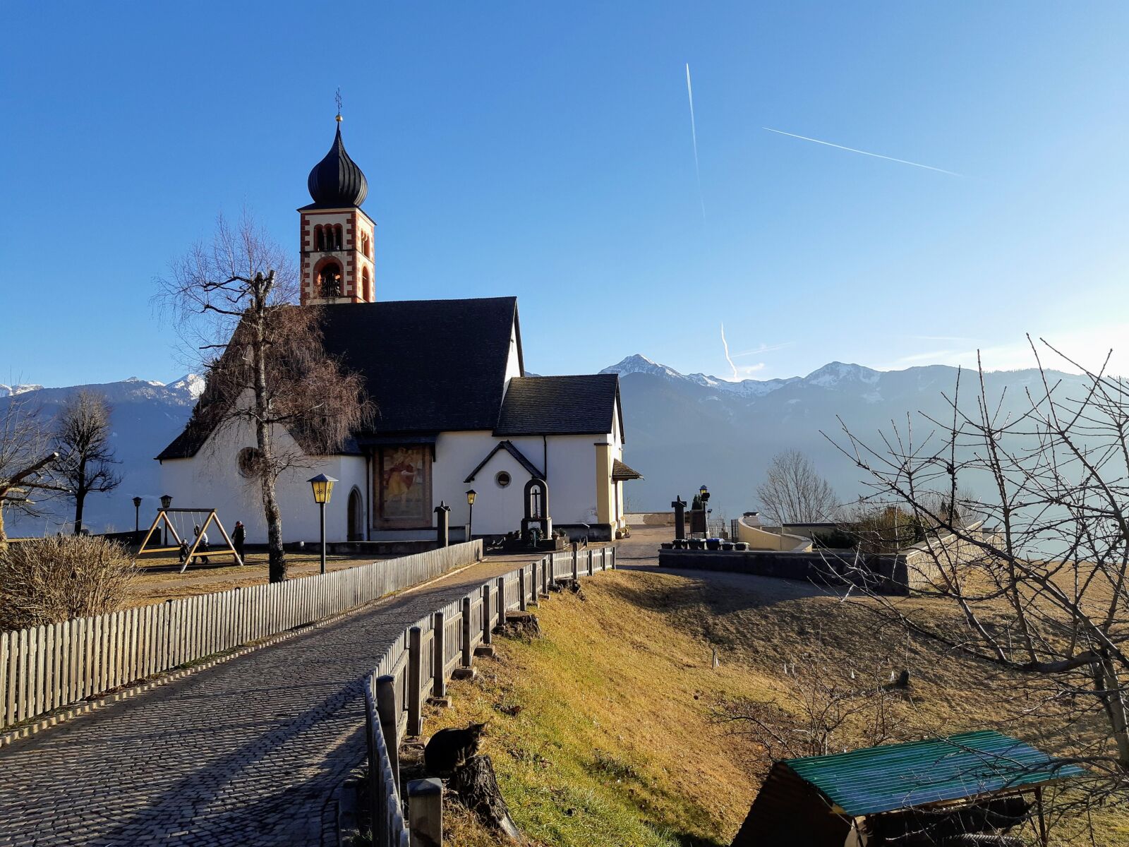 Samsung Galaxy A8(2018) sample photo. Church, mountains, italy photography