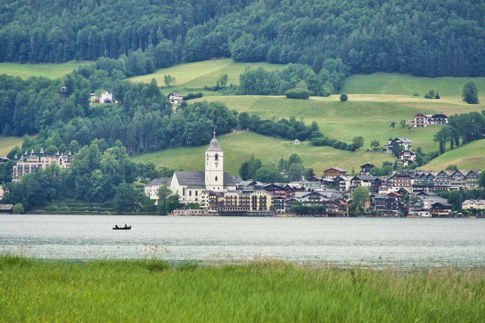 Sony a6500 sample photo. Village, lake, landscape photography