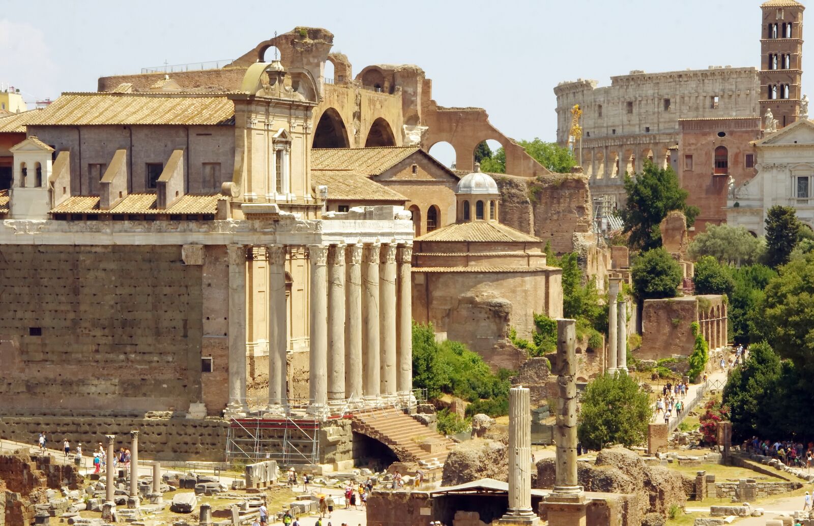 Pentax K-5 sample photo. Italy, rome, forum photography