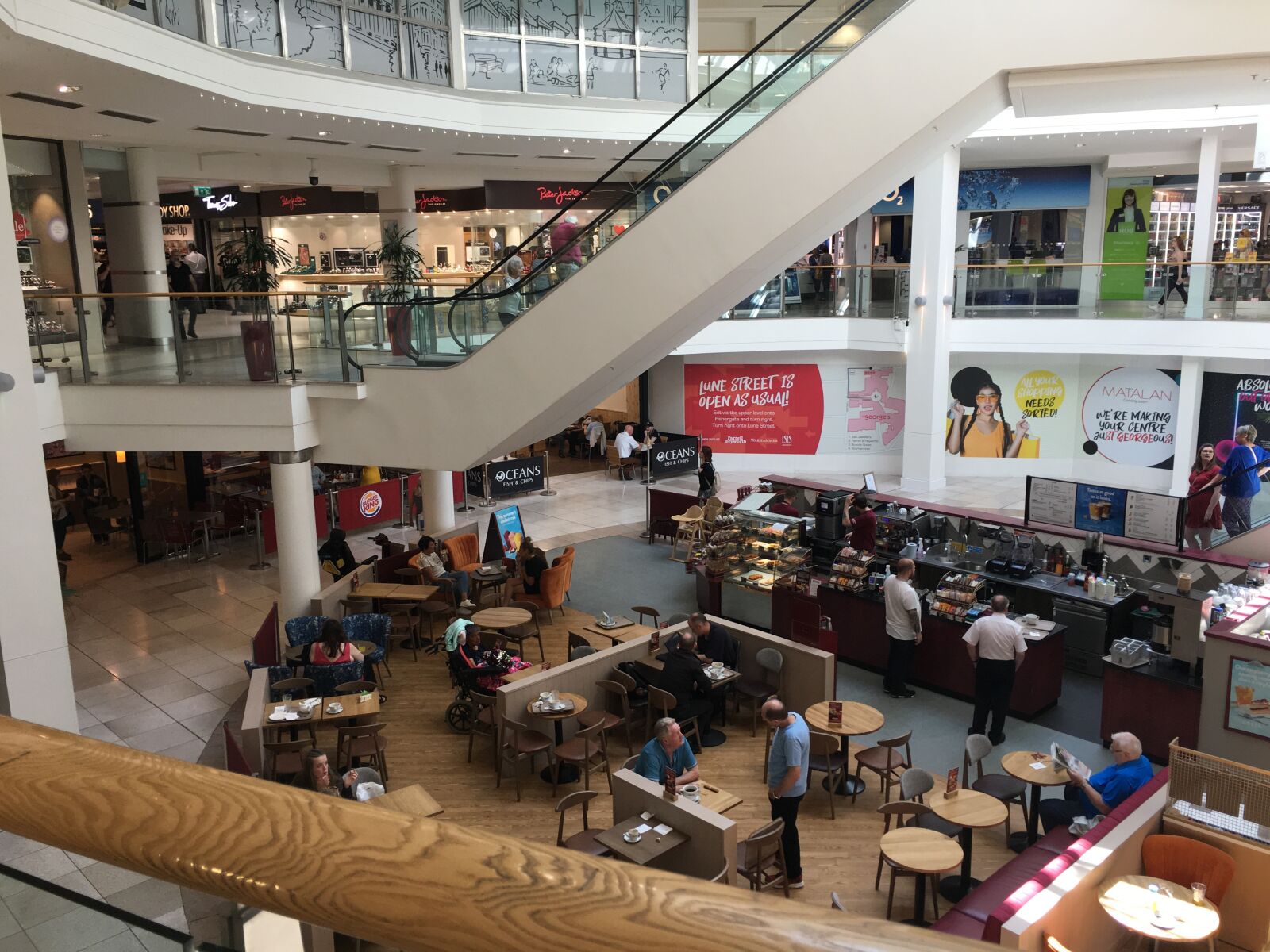 Apple iPhone 6s sample photo. Coffee court, costa coffee photography