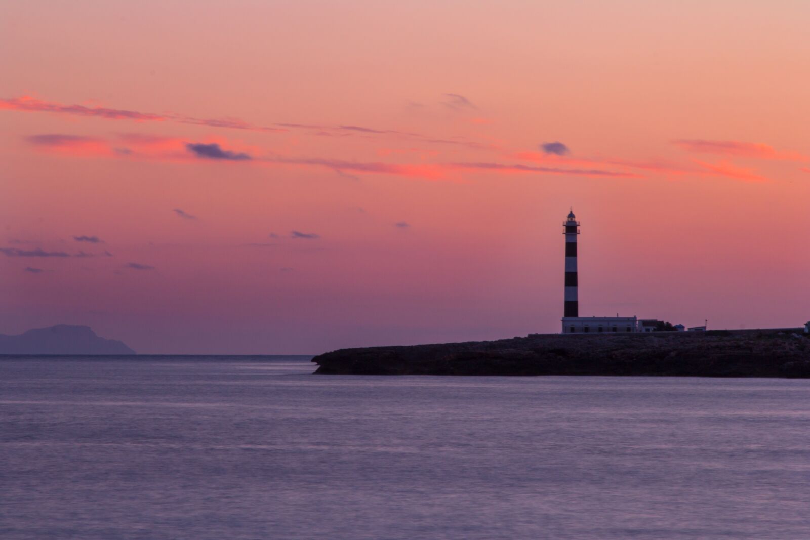 Canon EOS 60D + Canon EF 24-105mm F4L IS USM sample photo. Artrutx lighthouse, sea, clouds photography