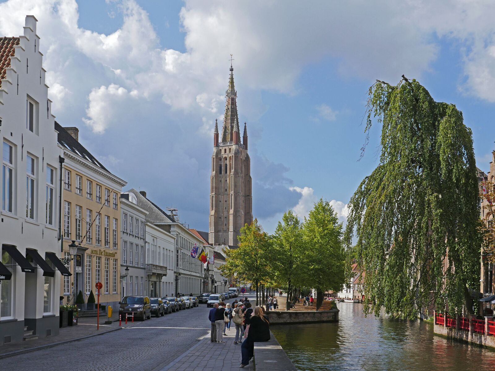 Panasonic Lumix DMC-GX8 sample photo. Bruges, canal, church of photography