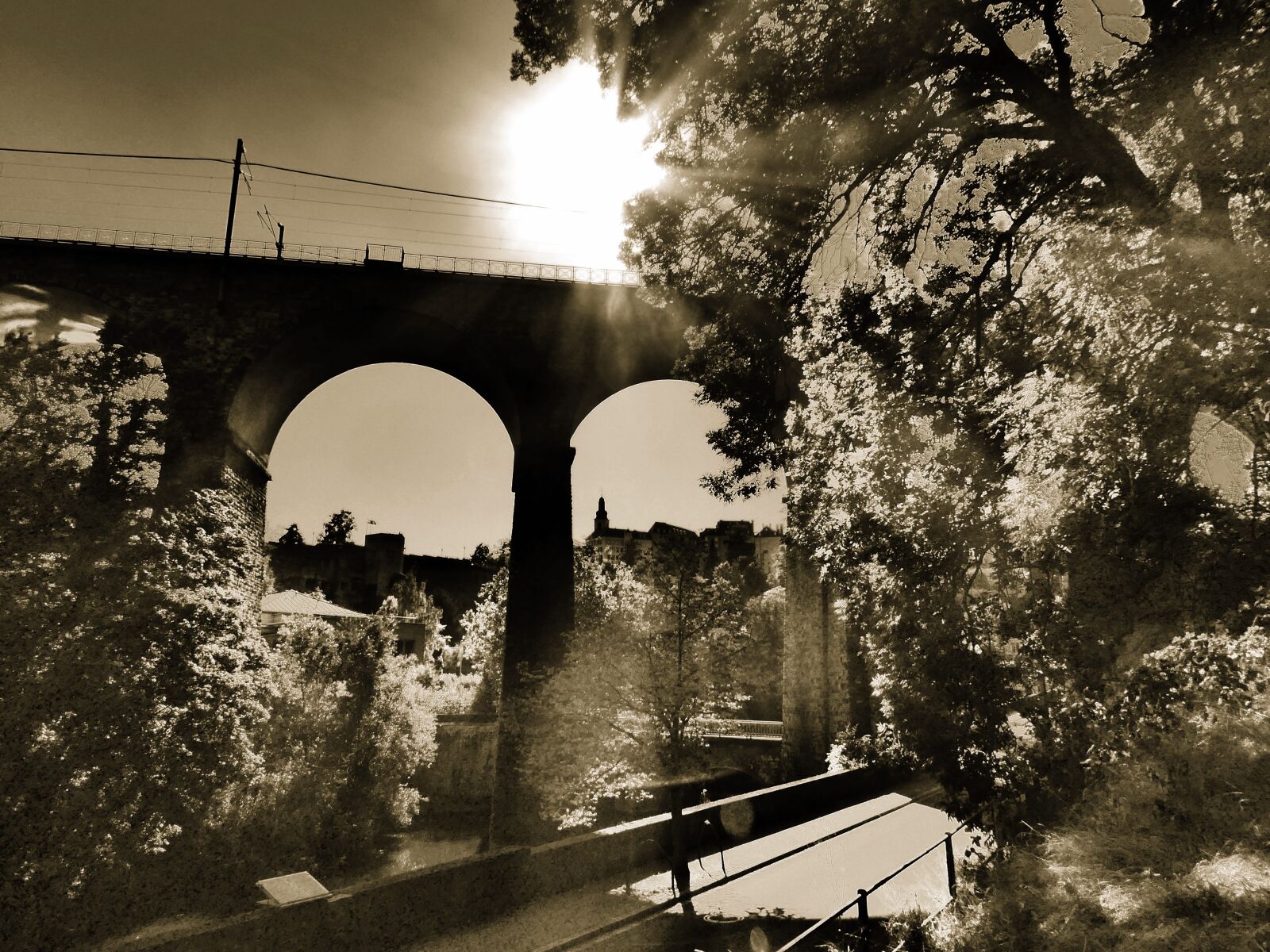 Panasonic DC-TZ91 sample photo. Bridge, sun, landscape photography