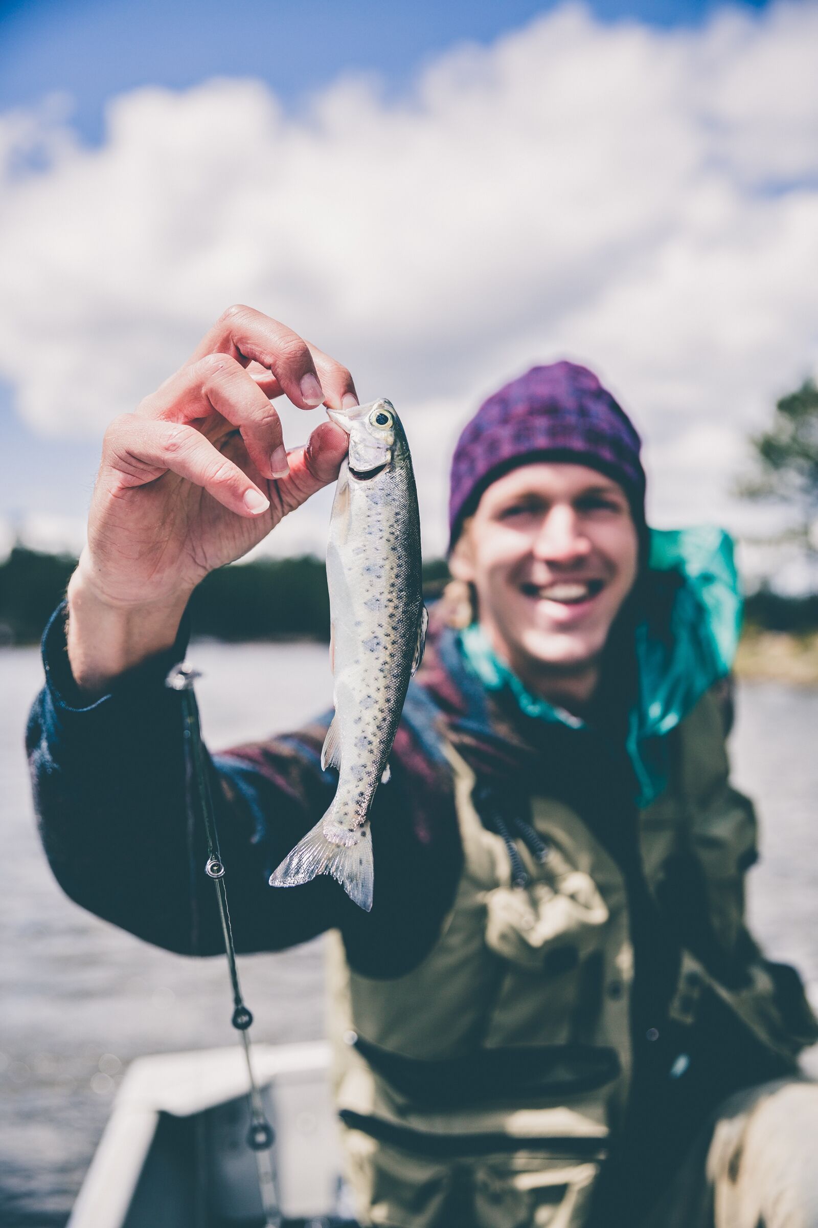 Canon EF 24-70mm F2.8L II USM sample photo. Fish, fisherman, macro photography