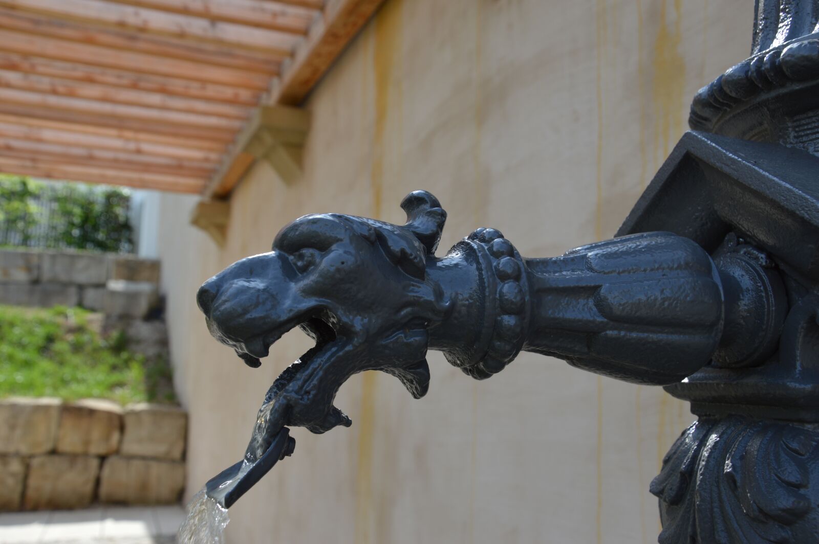 Nikon D3200 sample photo. Fountain, water, sculpture photography