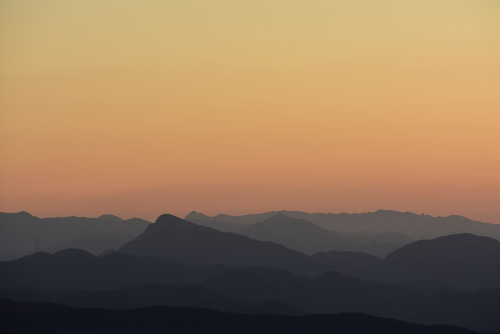 Nikon D3400 sample photo. Sky, at dusk, mountain photography