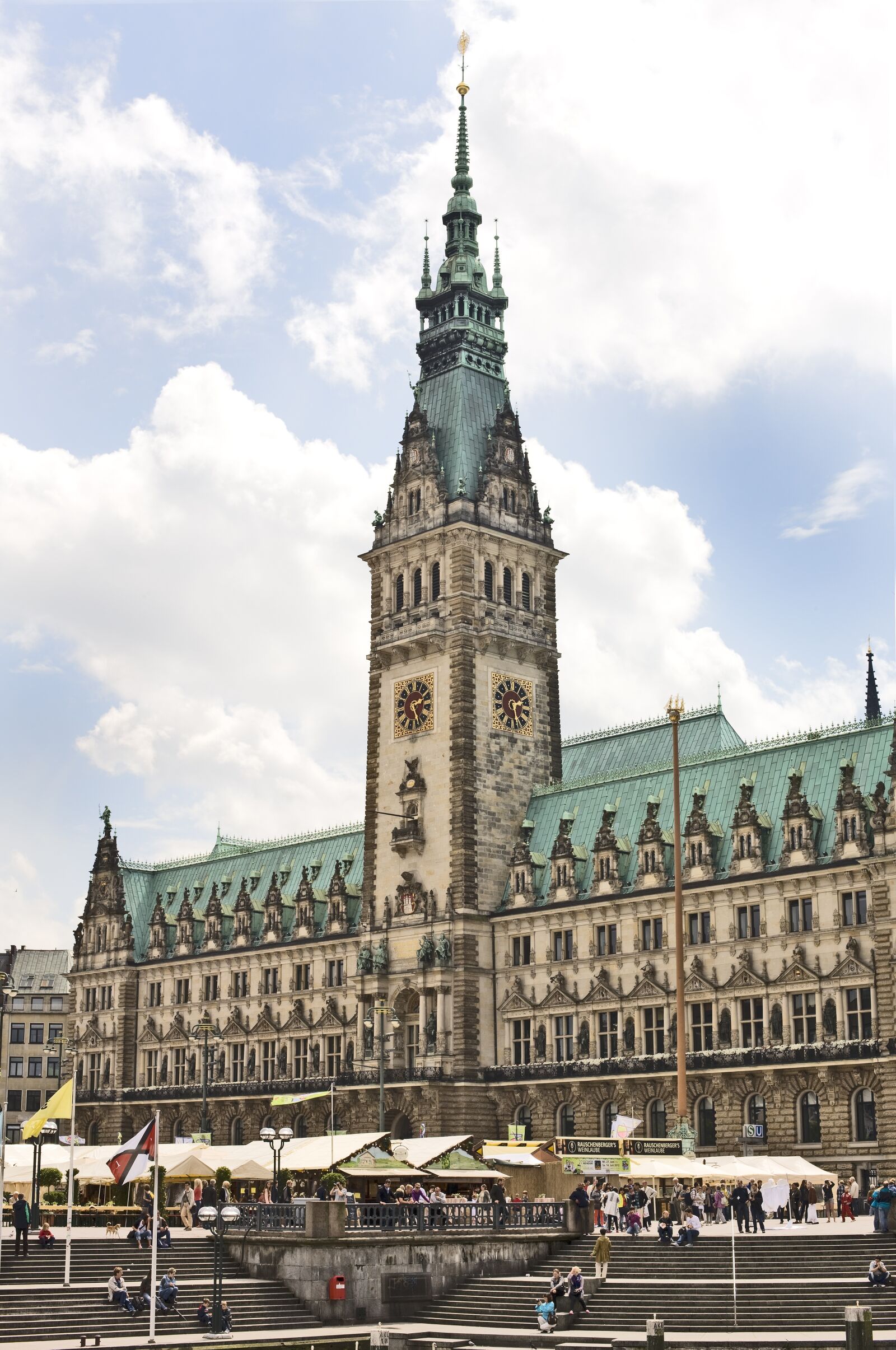 Canon EOS-1Ds Mark III sample photo. Hamburg, town hall, hanseatic photography