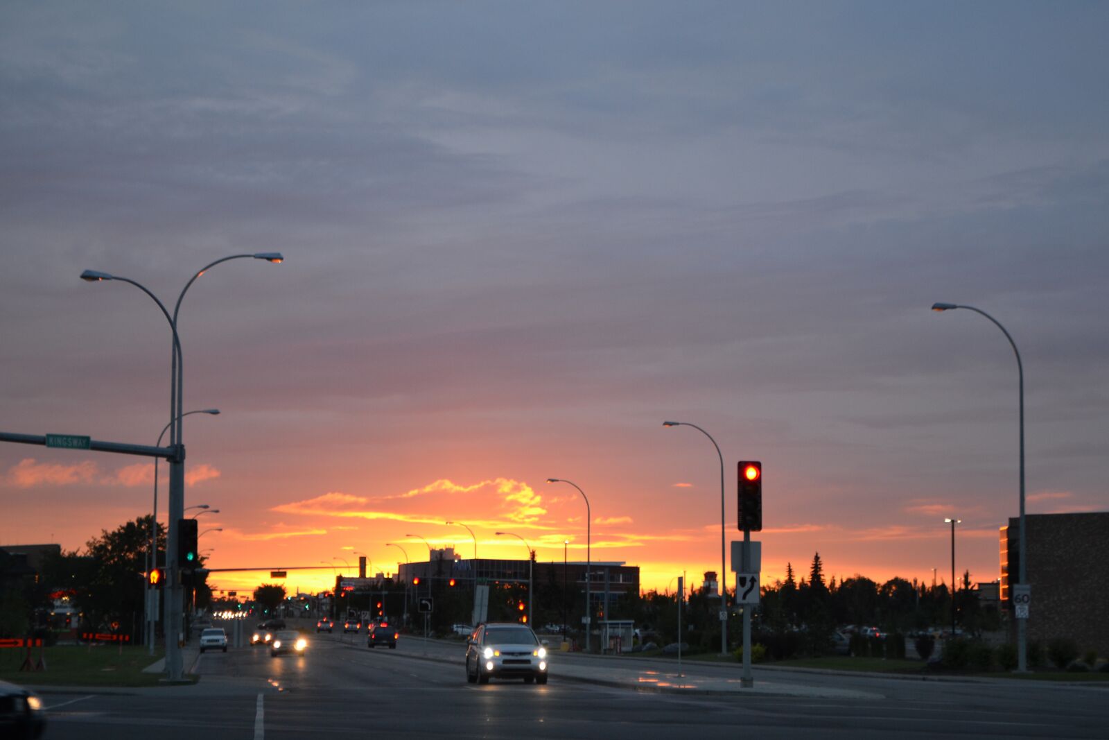 Nikon D3100 sample photo. Kingsway, mall, sunet photography