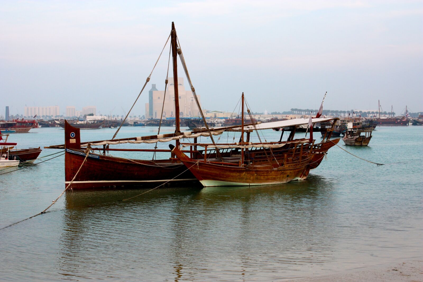 Canon EOS 450D (EOS Rebel XSi / EOS Kiss X2) sample photo. Dhow, doha, qatar photography