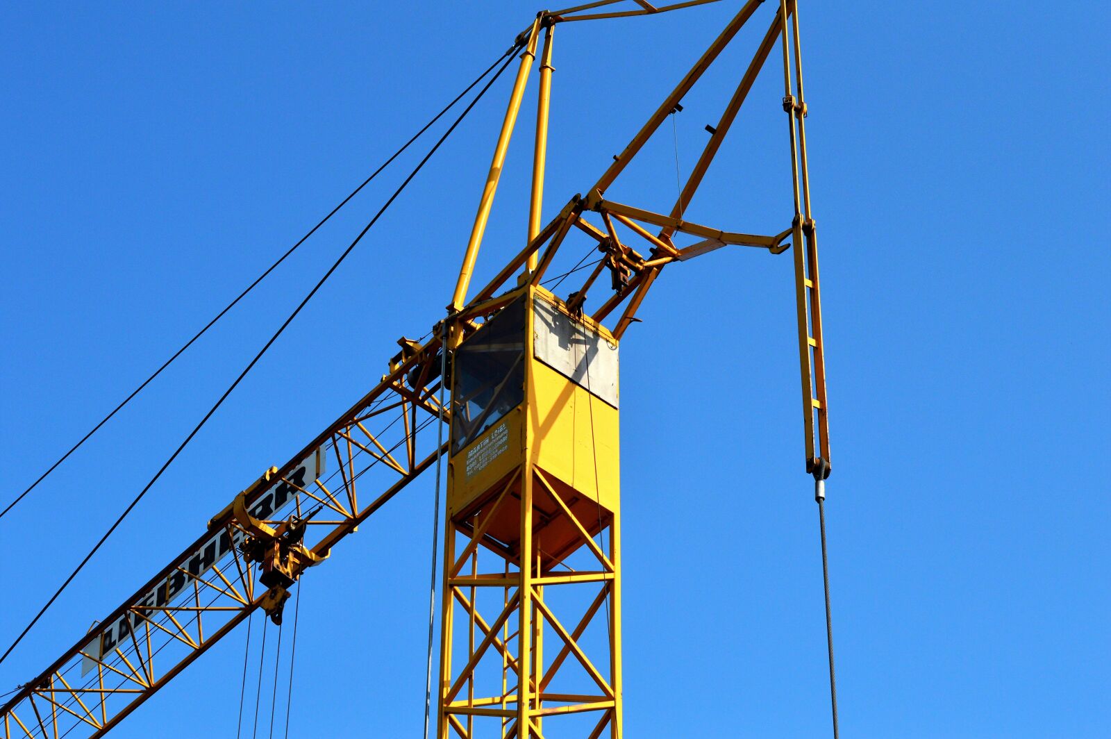 Nikon D3200 sample photo. Crane, baukran, load crane photography