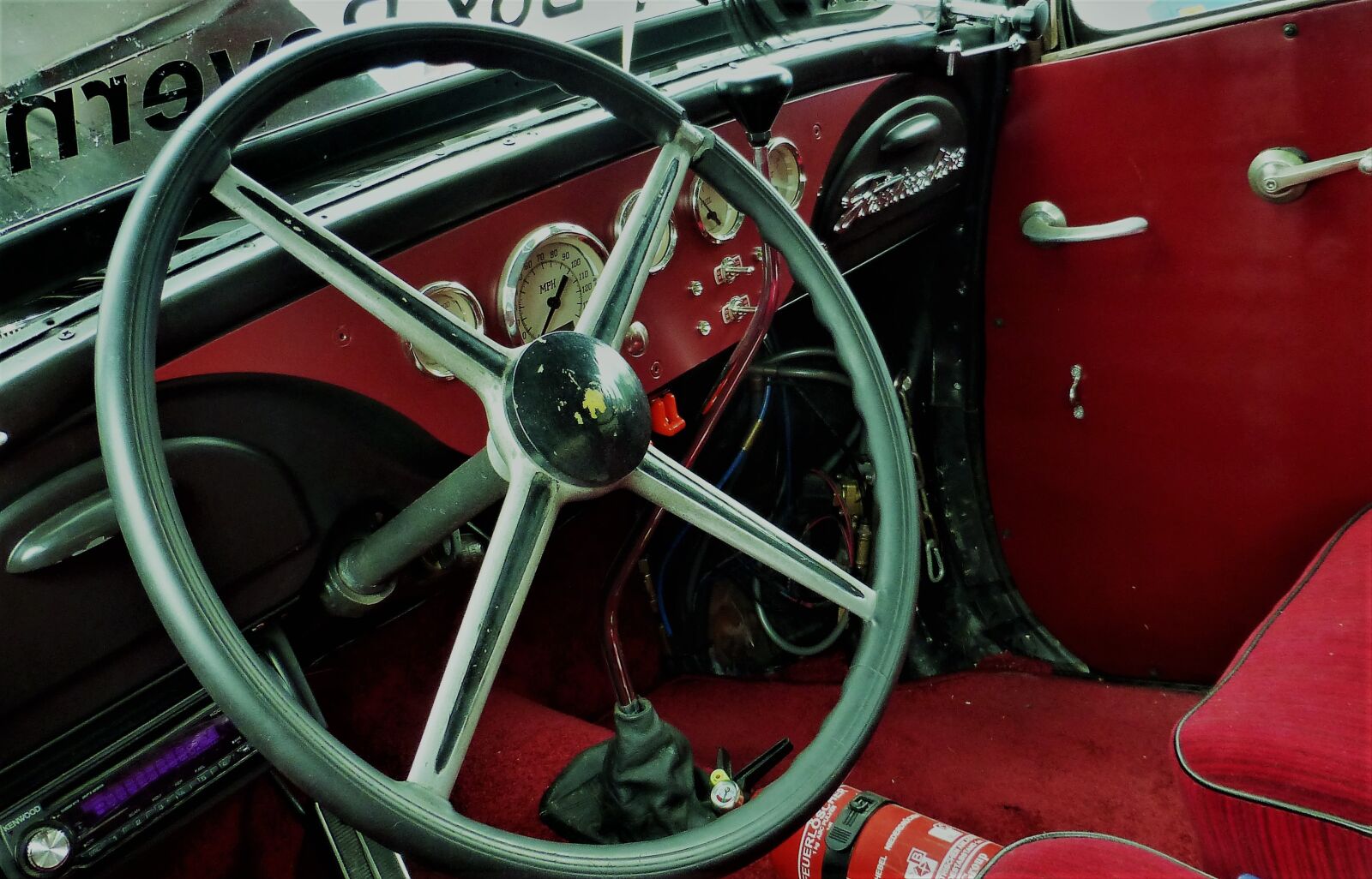 Panasonic DMC-TZ31 sample photo. Steering wheel, speedo, auto photography