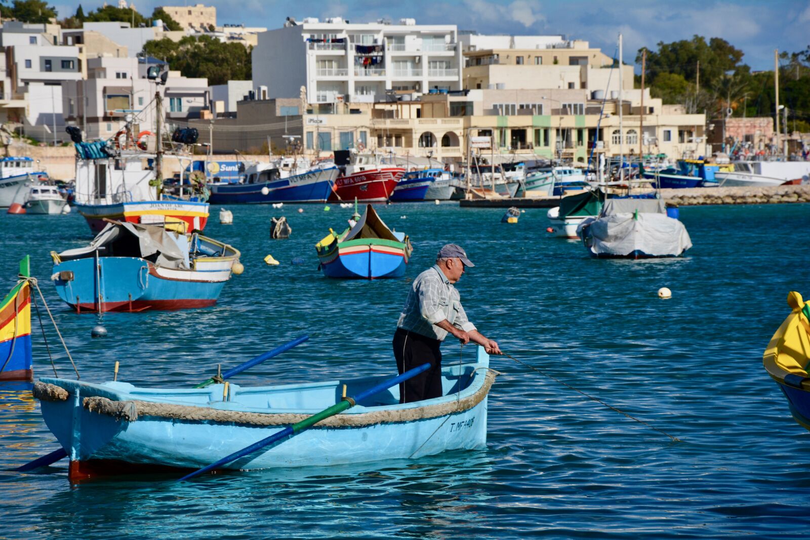 Nikon D7100 sample photo. Fisherman, boats, fishing photography