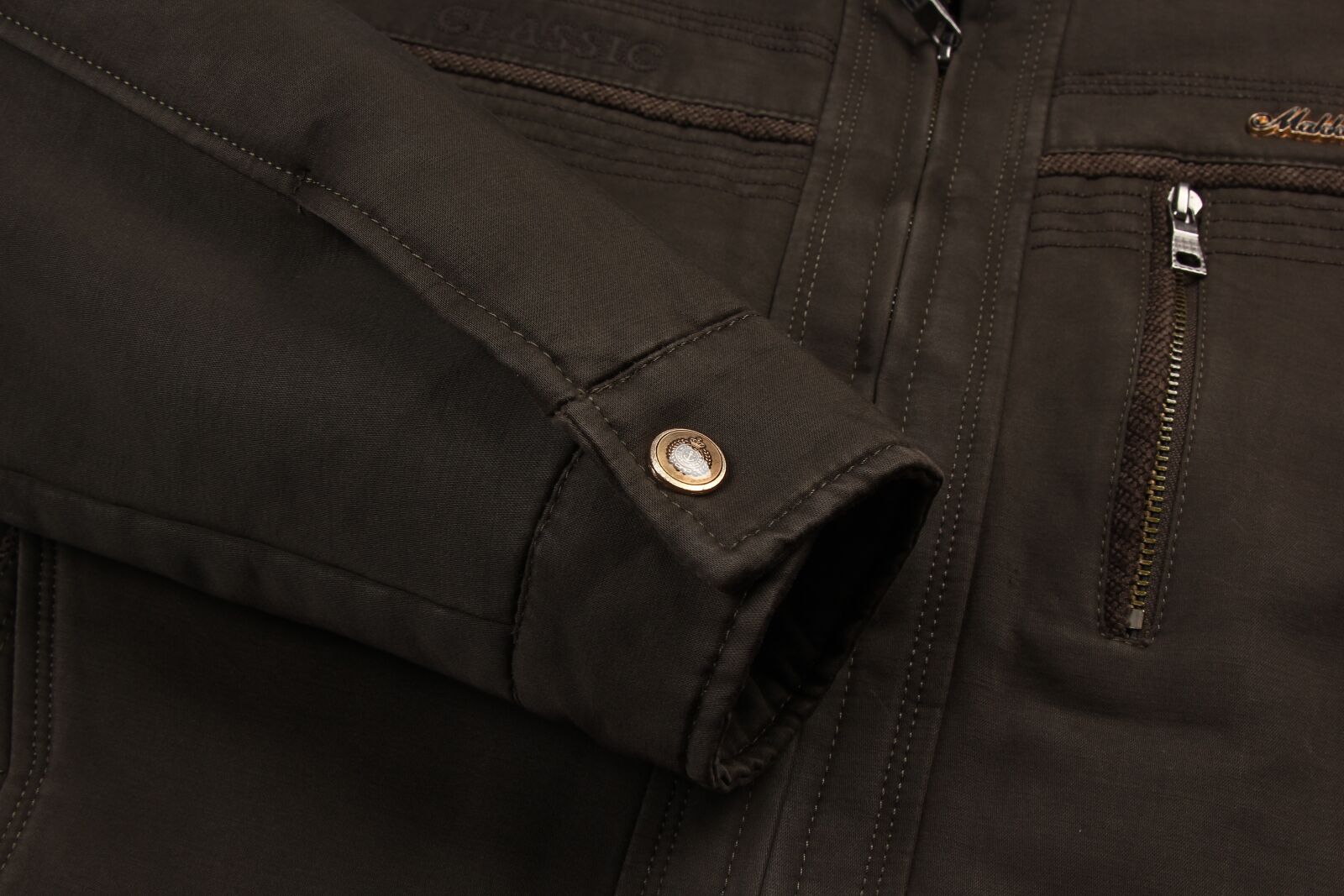 Canon EOS 60D + Canon EF 24-105mm F4L IS USM sample photo. Dark army, jacket, cuffs photography
