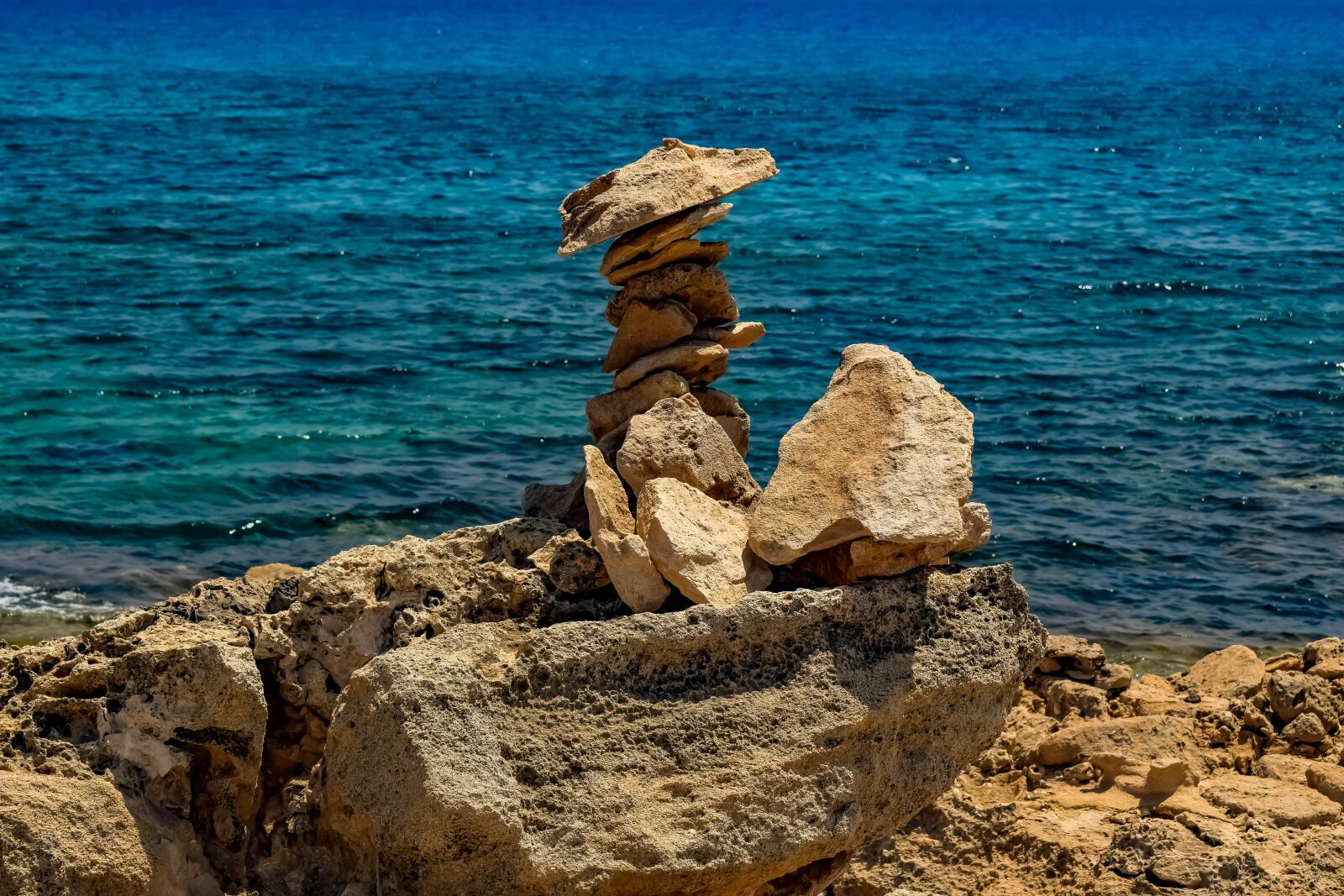 Nikon D3300 sample photo. Stones, path sign, nature photography