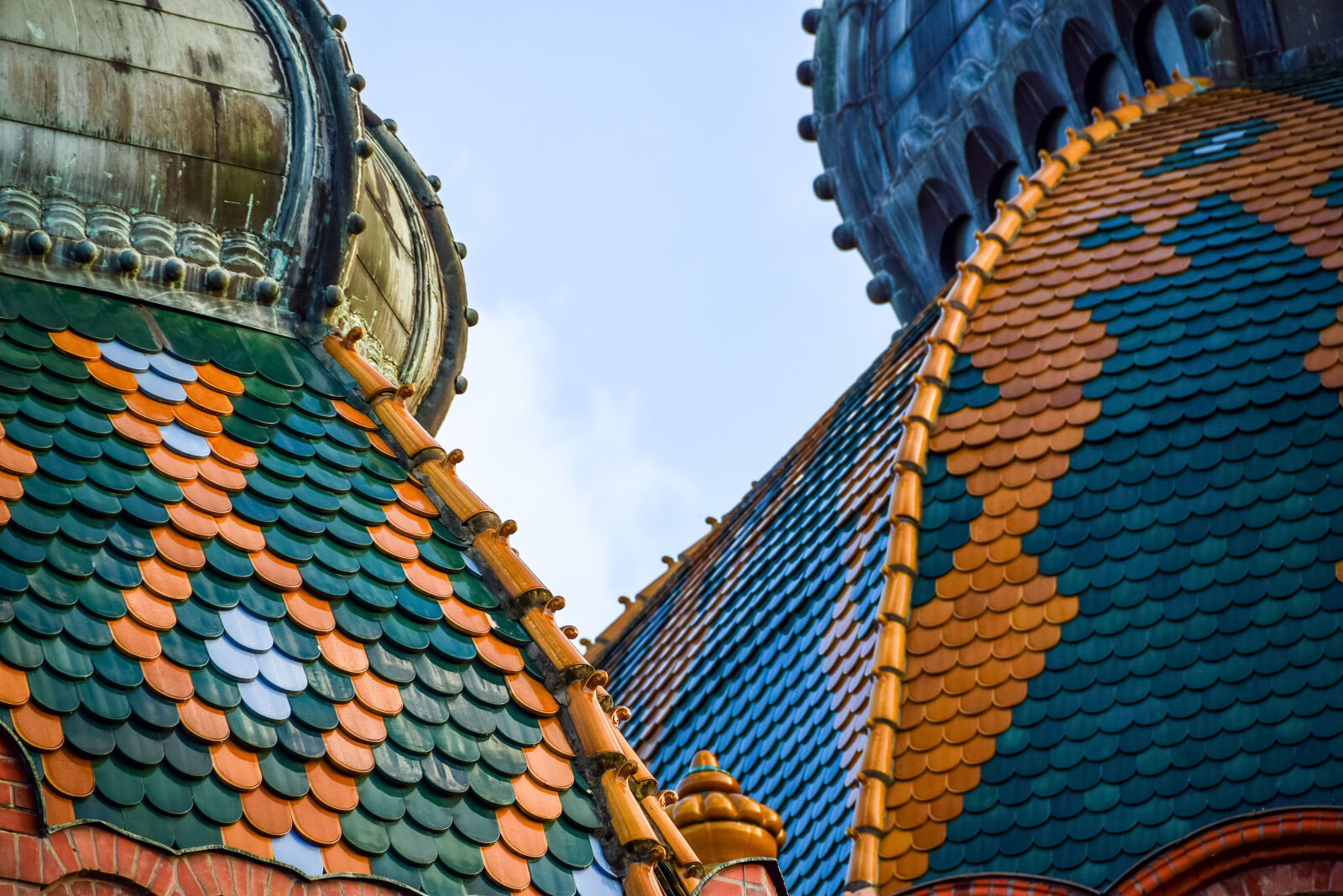 Nikon D3300 sample photo. Mosaic, roof, synagogue, tile photography