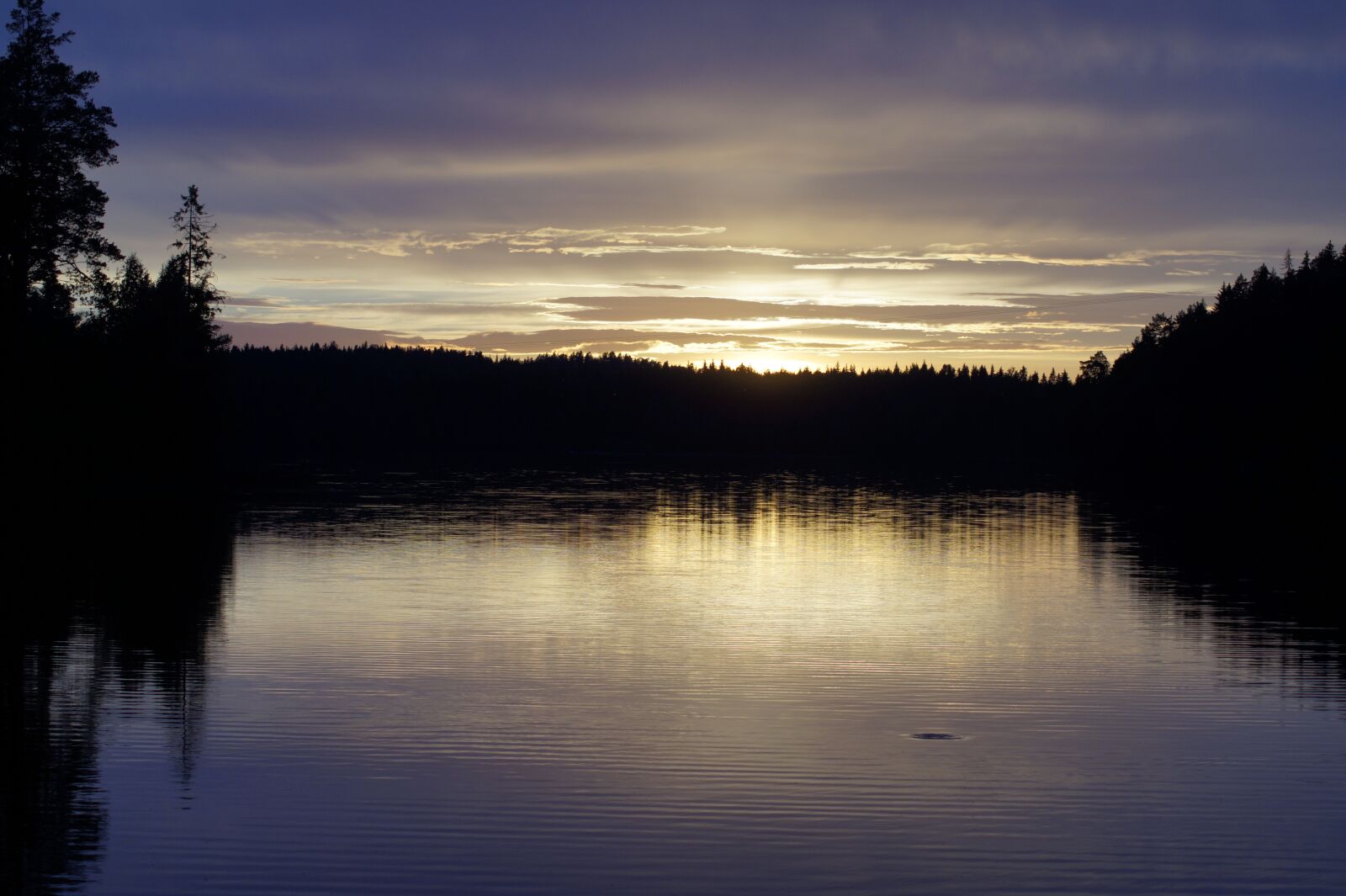 Sony SLT-A58 sample photo. Sunset, water, lake photography