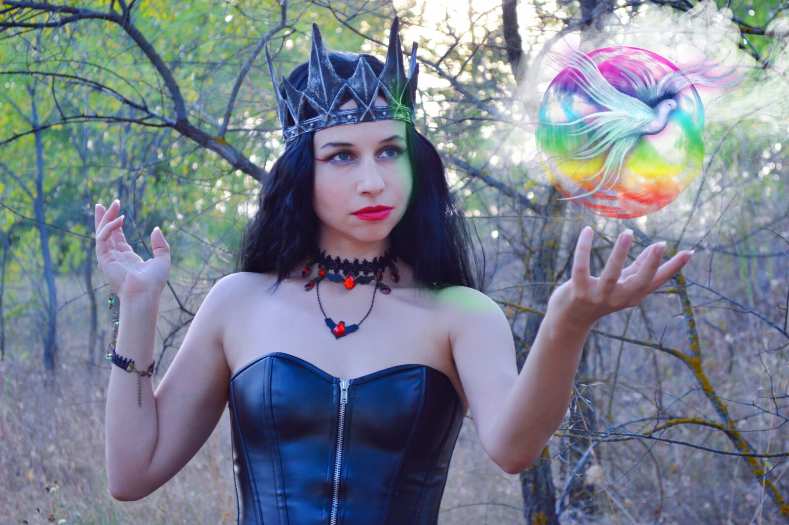 Nikon D3200 sample photo. Woman, witch, fantasy photography